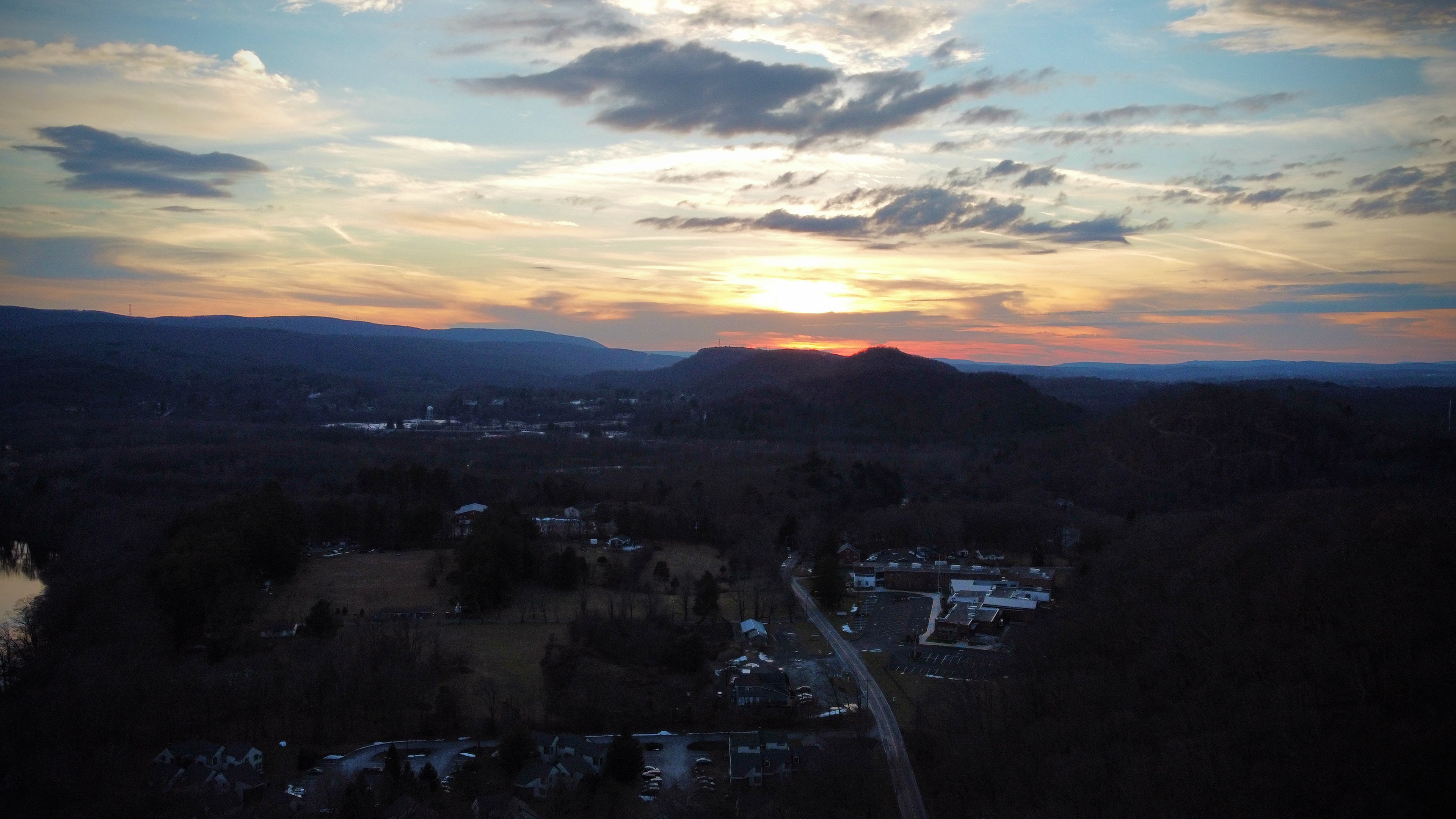 Sunset over Roanoke, Virginia