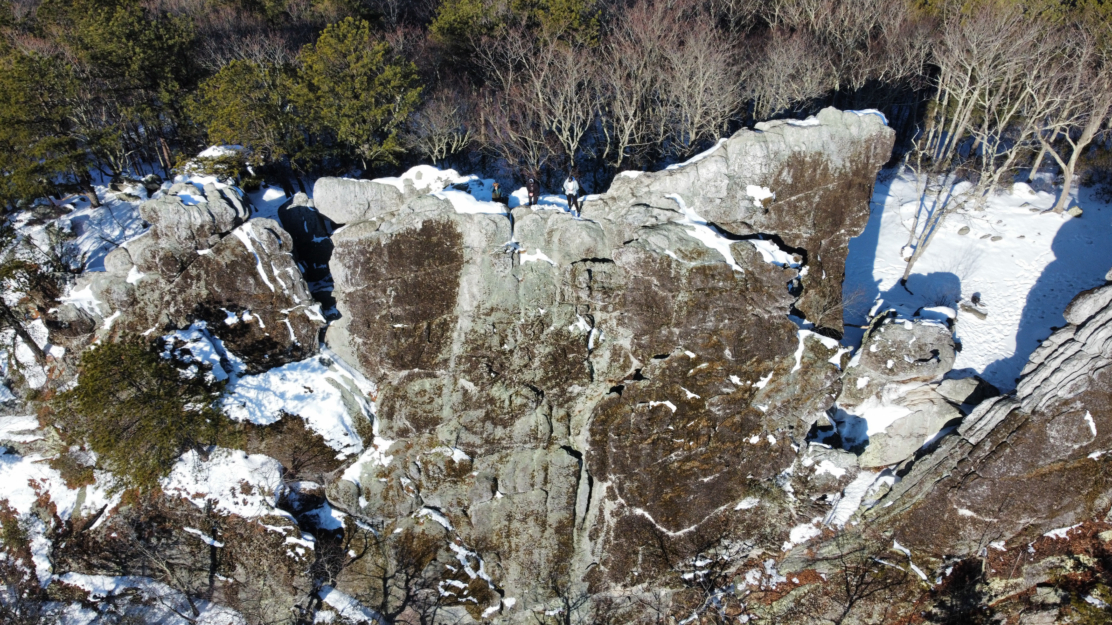 Dragon's Tooth Pinnacle in the Snow