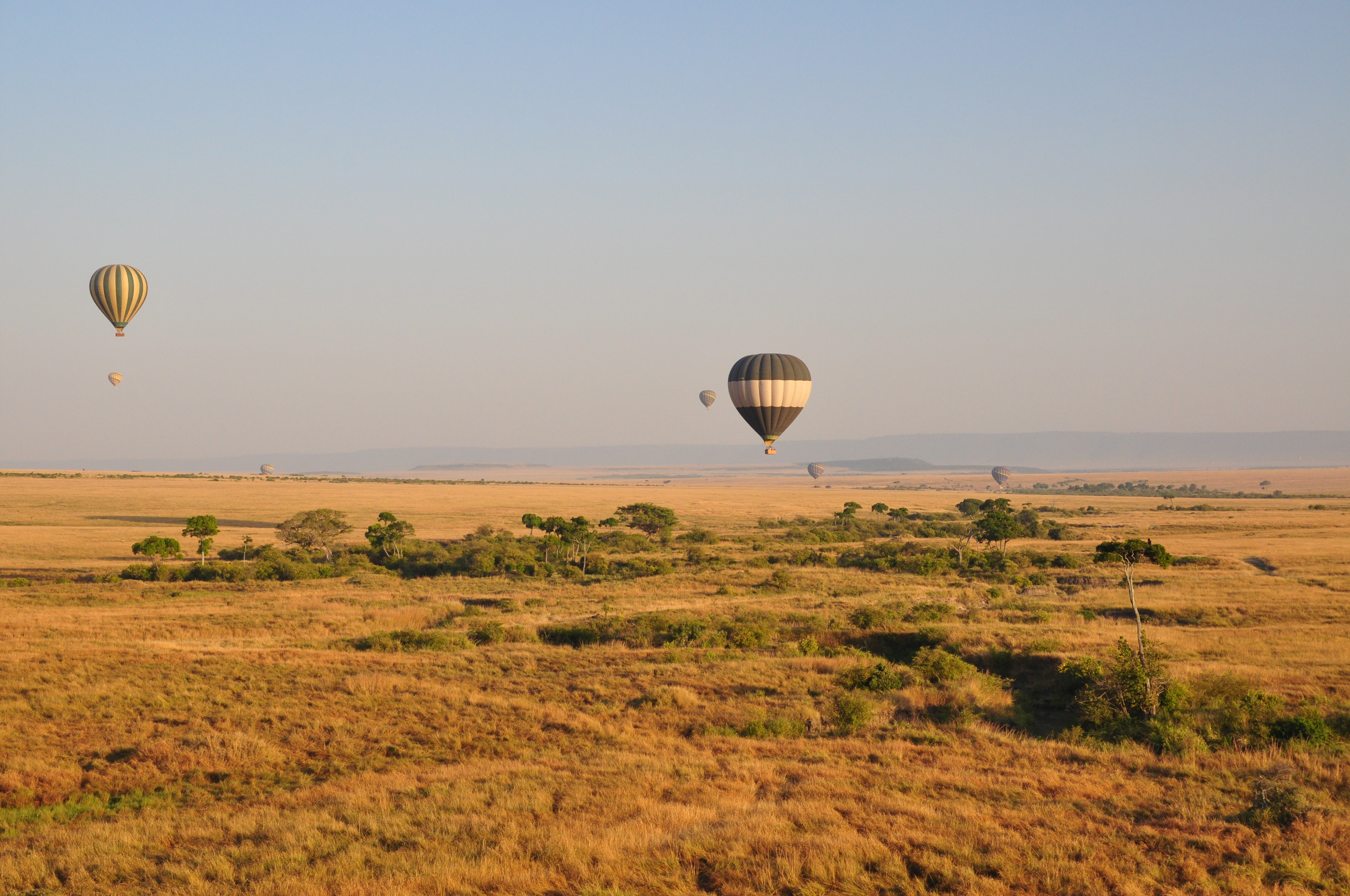 Hot air balloons in Kenya
