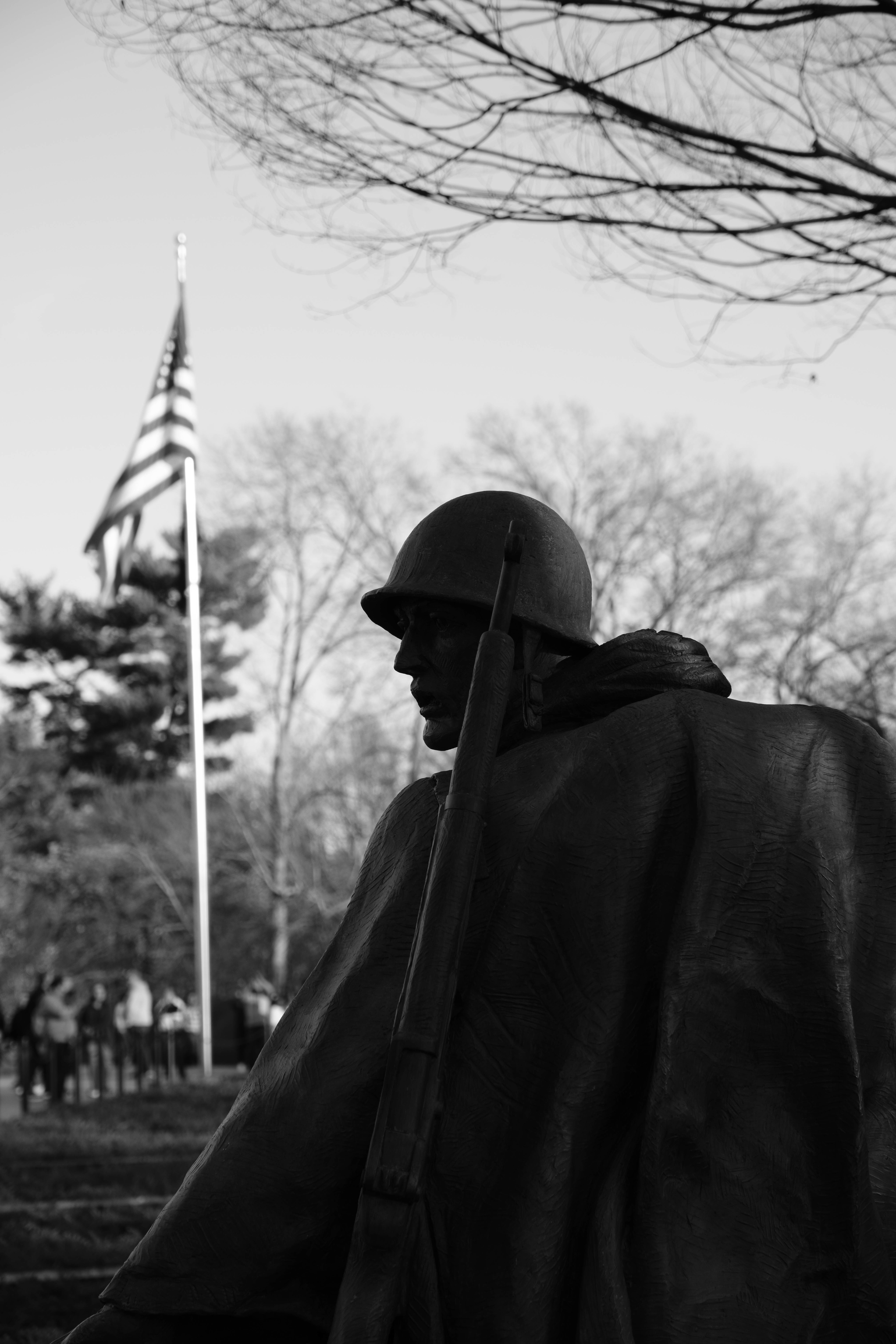 Korean War Memorial in Washington DC