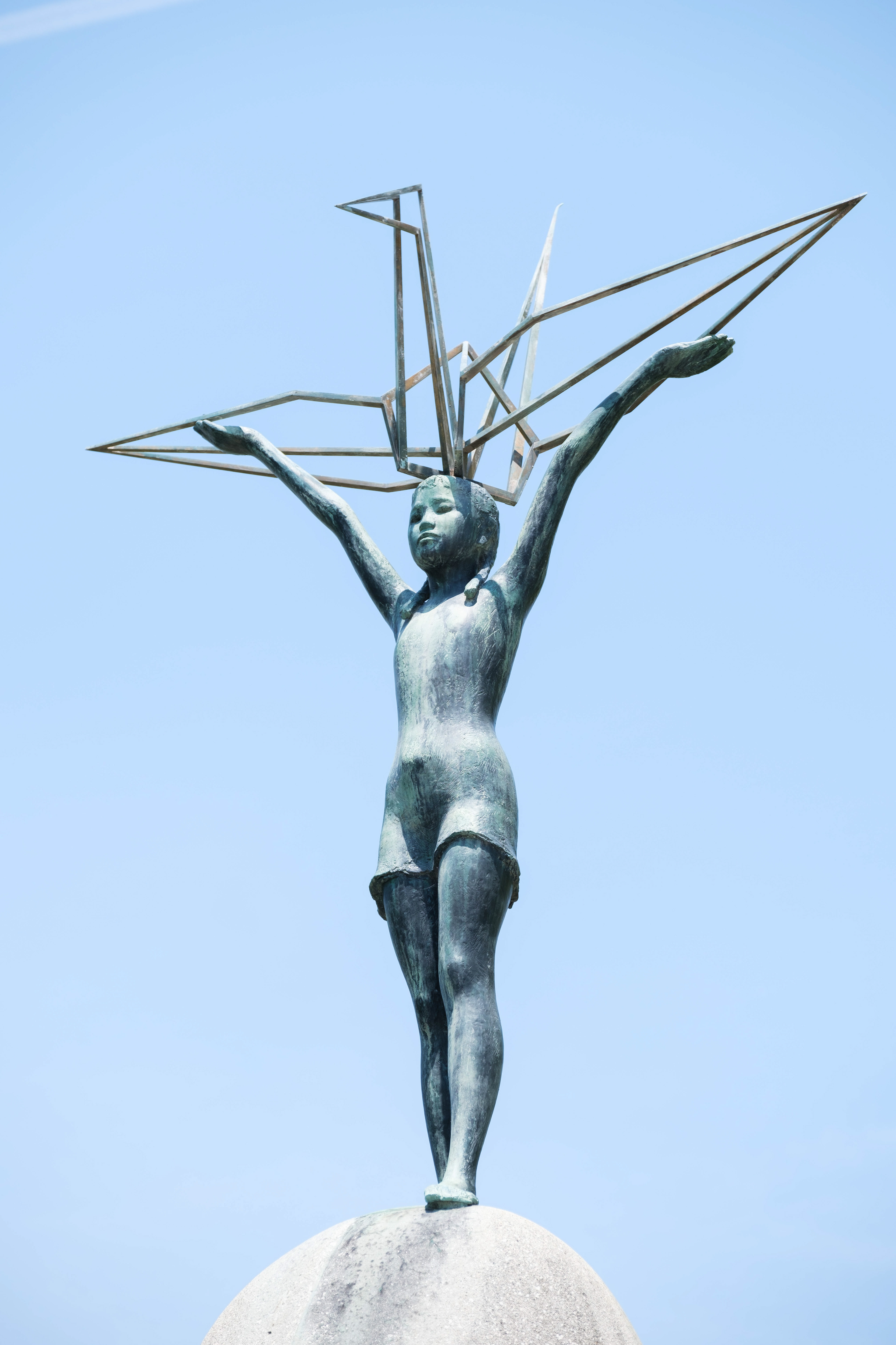 A famous statue in Hiroshima, Japan