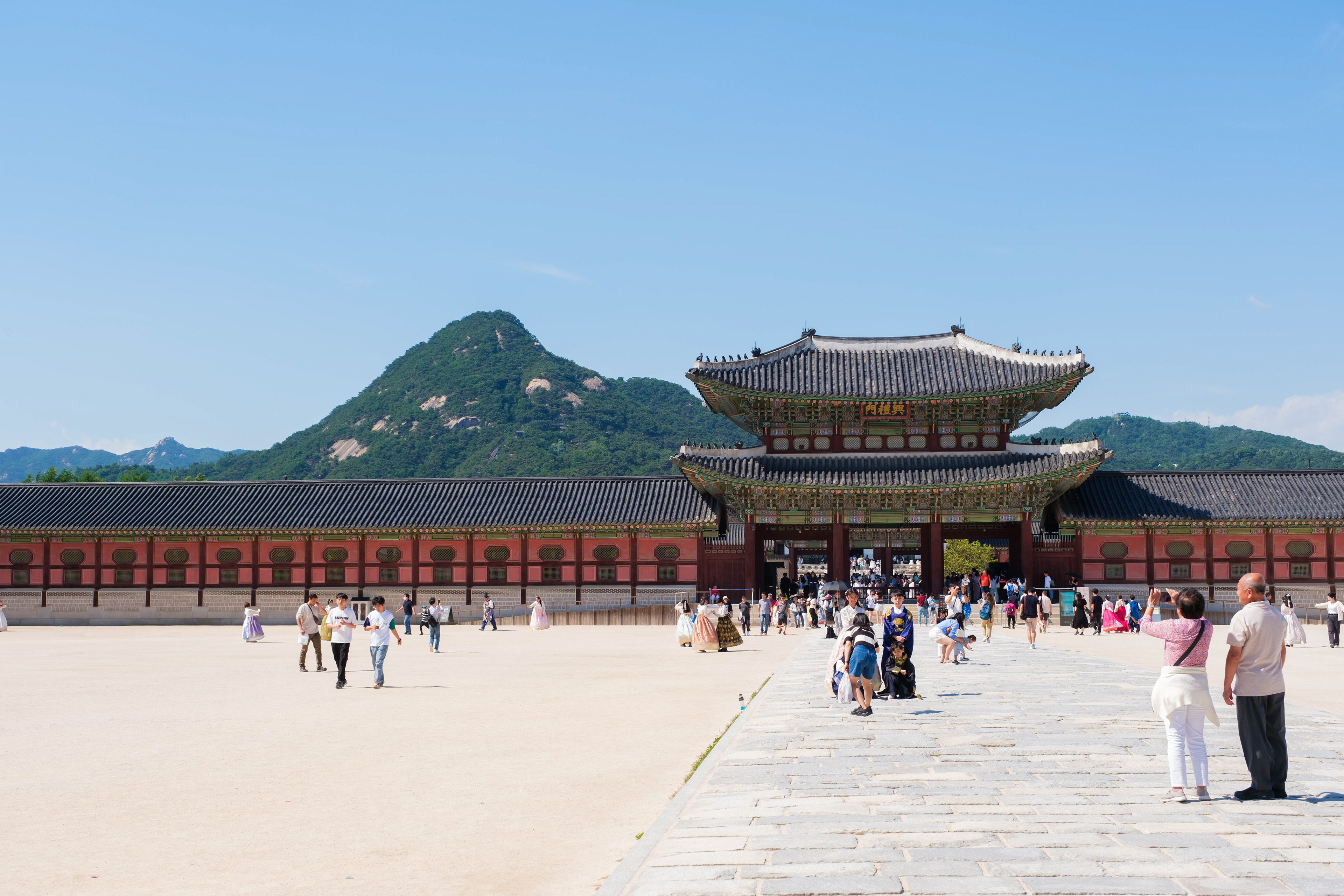 Palace Walls in Seoul, South Korea