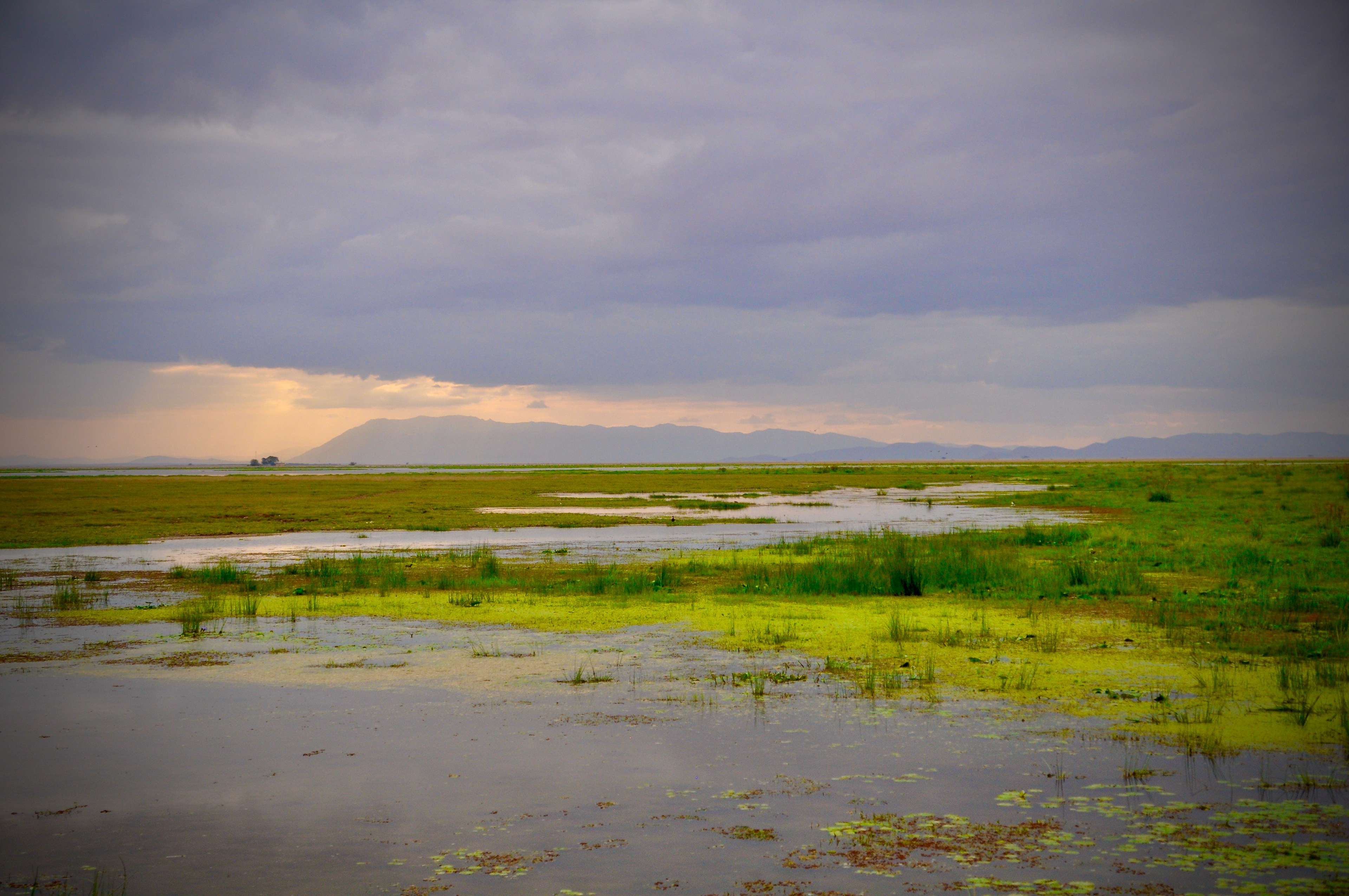 Mount Kenya as the sun sets