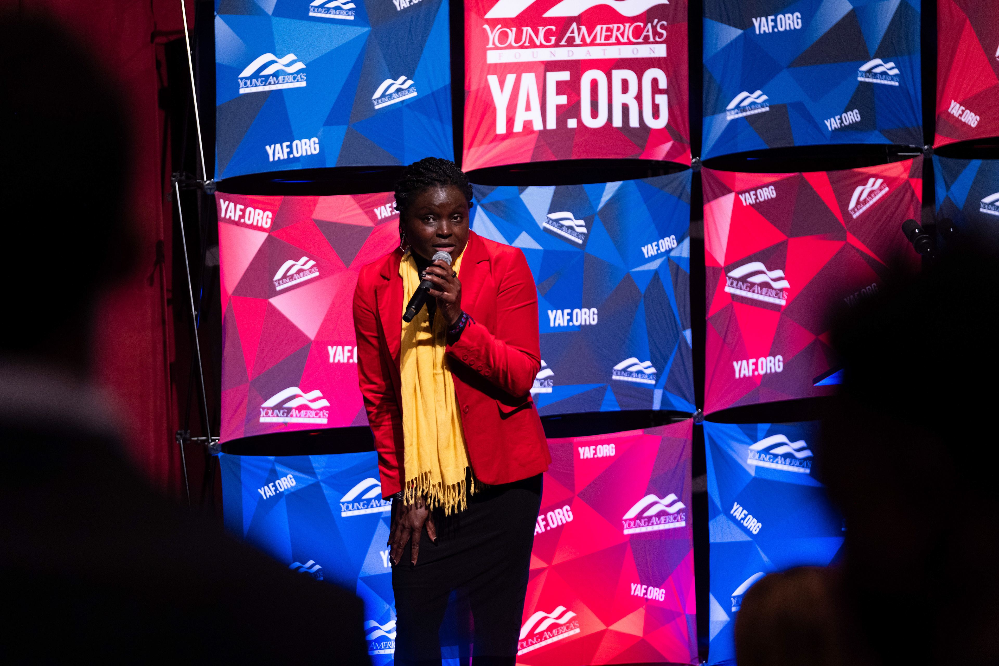 Magatte Wade speaking at Roanoke College