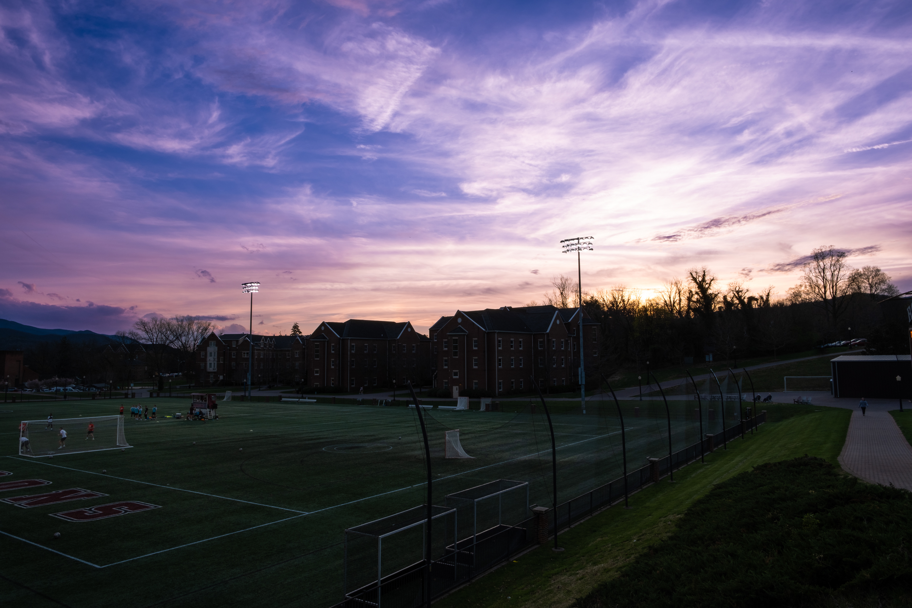 Kerr Stadium at Sunset