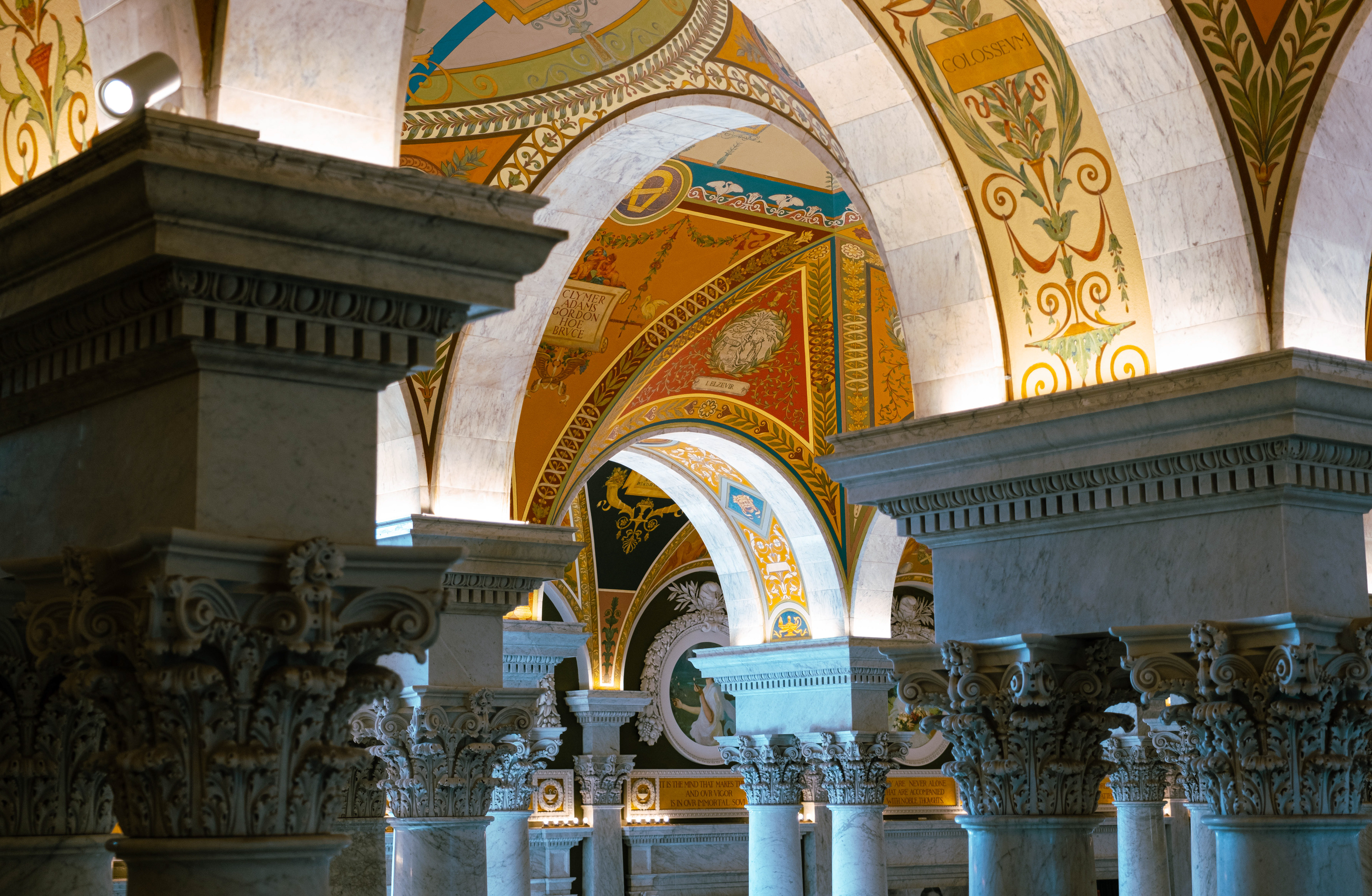 In the Roof of the Library of Congress, Washington DC