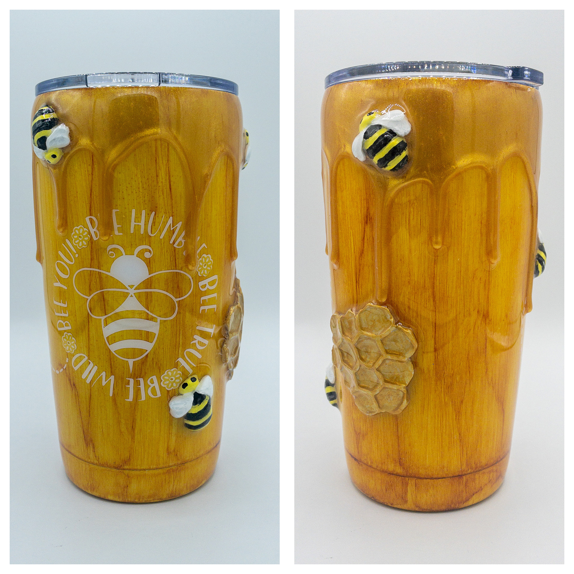 20oz Bee Tumbler $55
