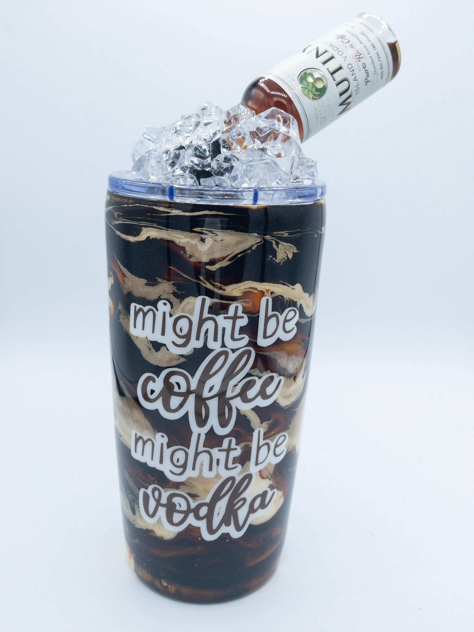 20oz Coffee Tumbler with Topper $40