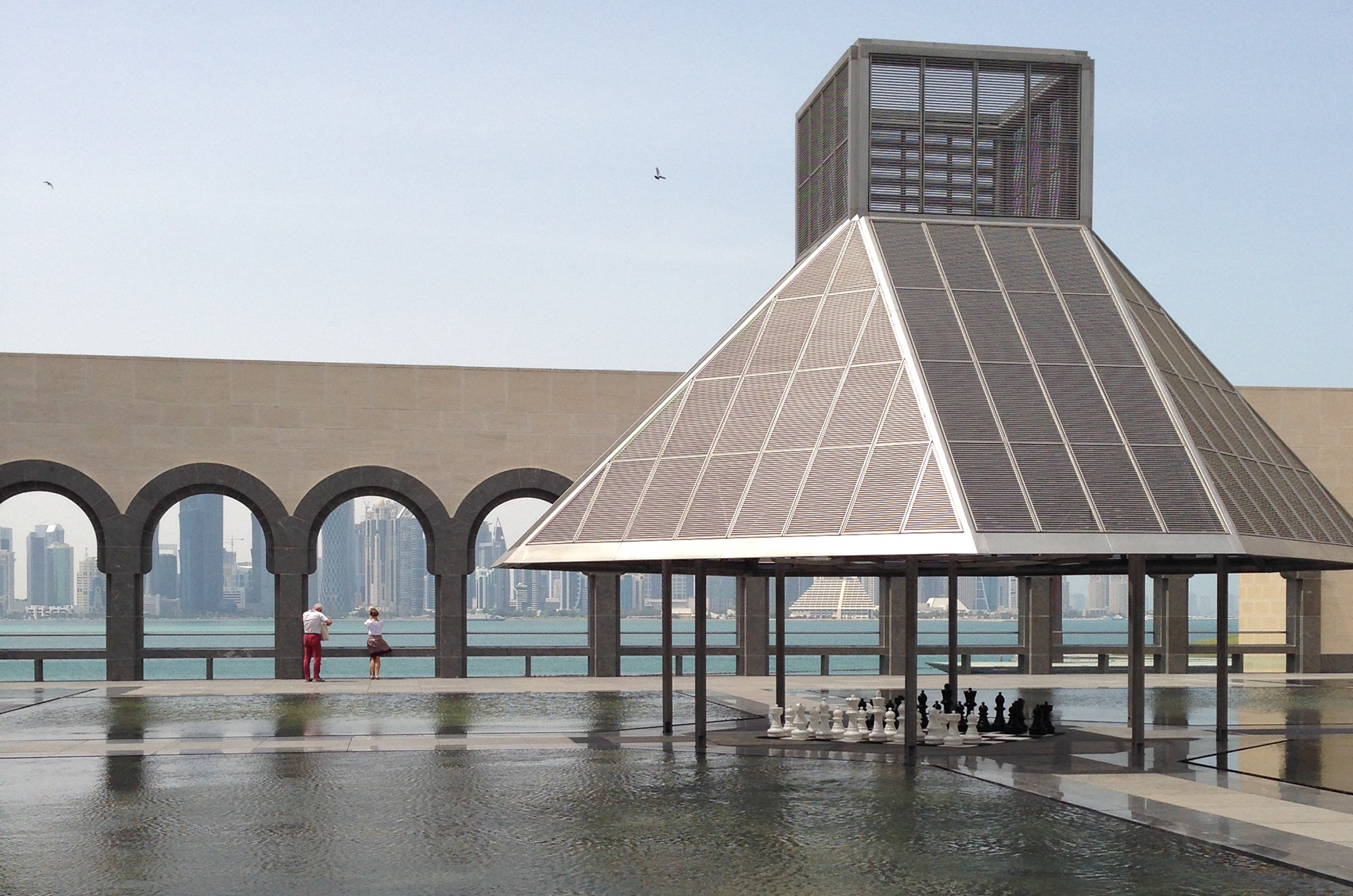 Museum of Islamic Art, Doha, Qatar. Architect: I. M. Pei, whose design was inspired by the historic Mosque of Ibn Tulun, Egypt. Photo: Maissa Hamed ©