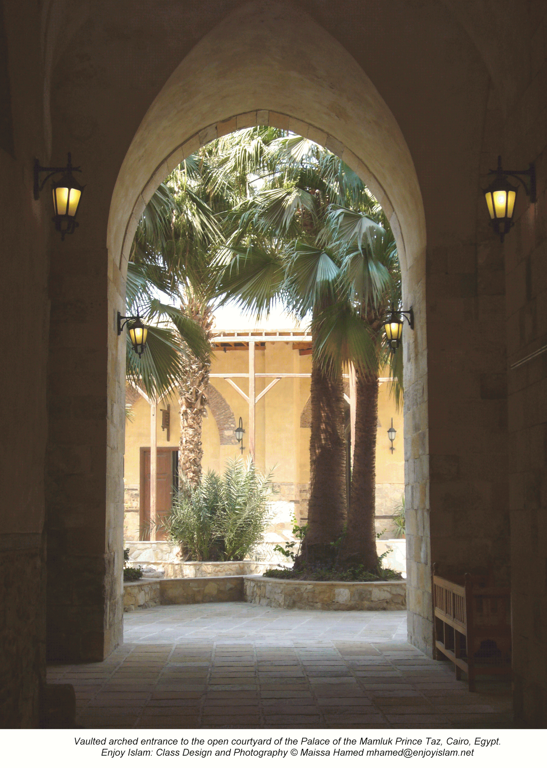 Palace Entrance, Prince Taz. Cairo., Egypt. Photo: Maissa Hamed ©