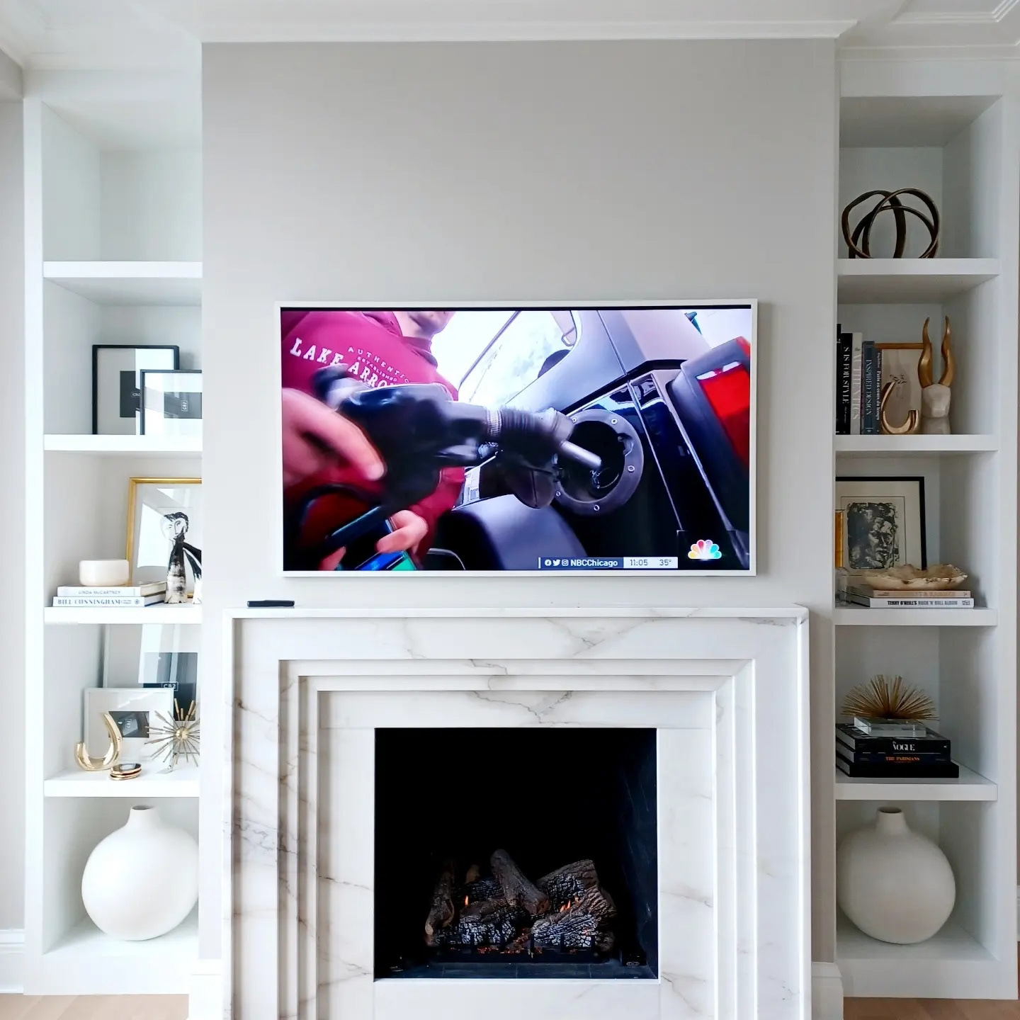 Chicago Luxury Condo Fireplace Addtion