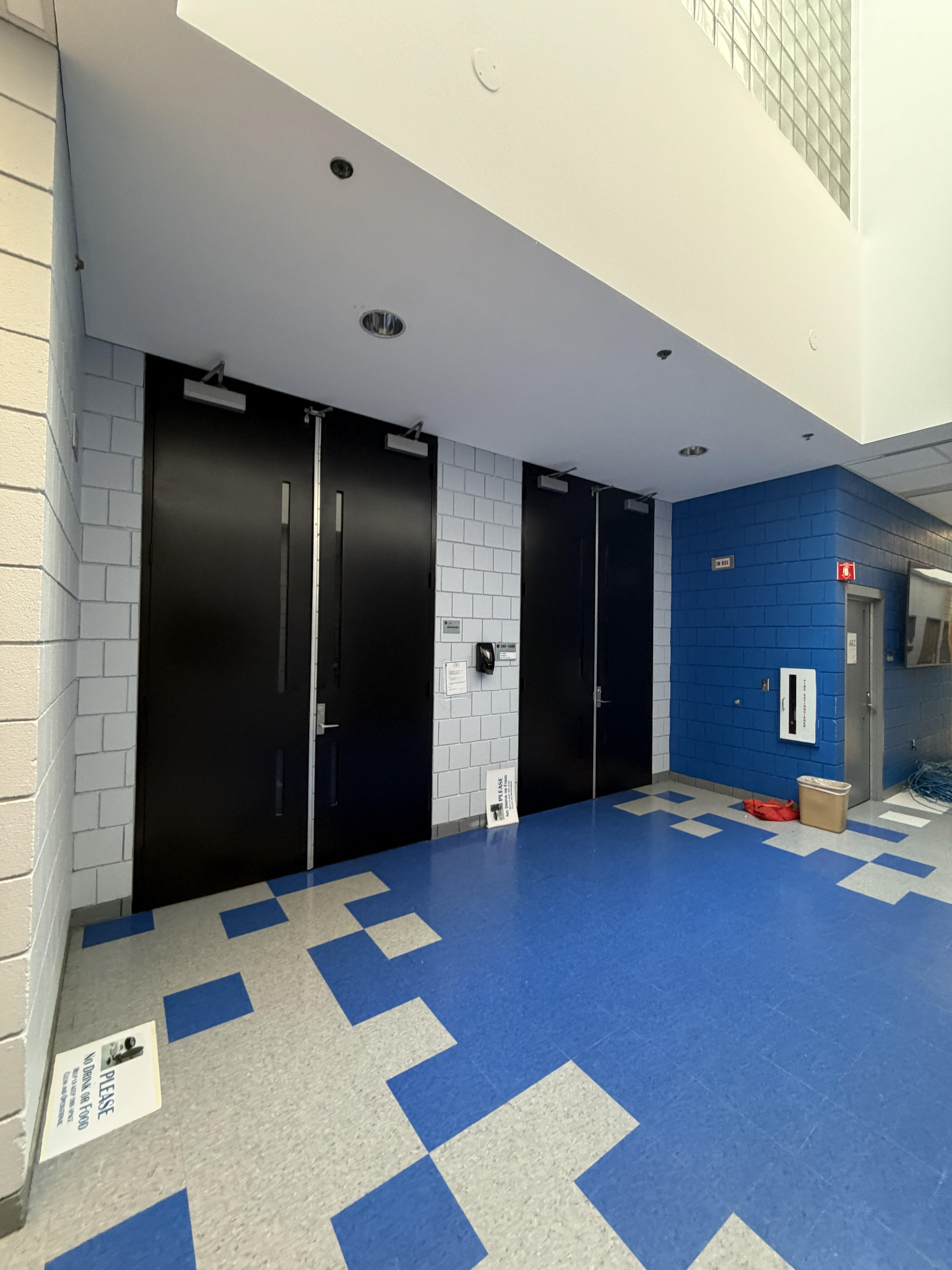 Repainted Studio Doors
