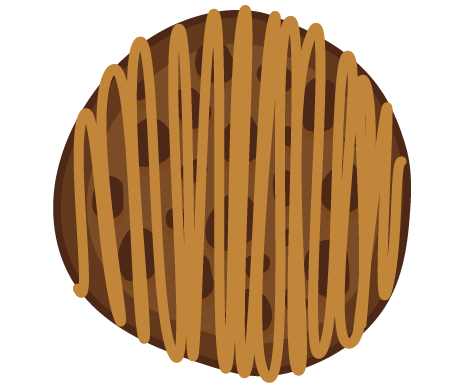Brownie Peanut Butter Cookie Drawing