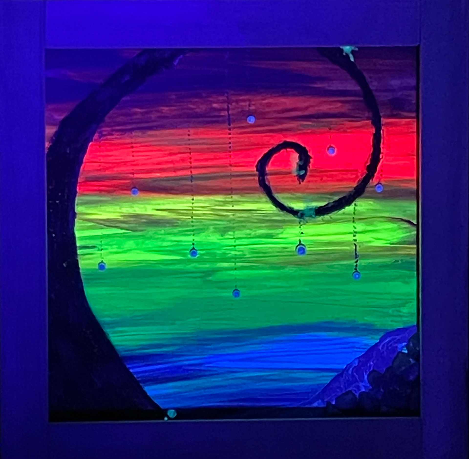 Blacklight View - Frame in OFF position