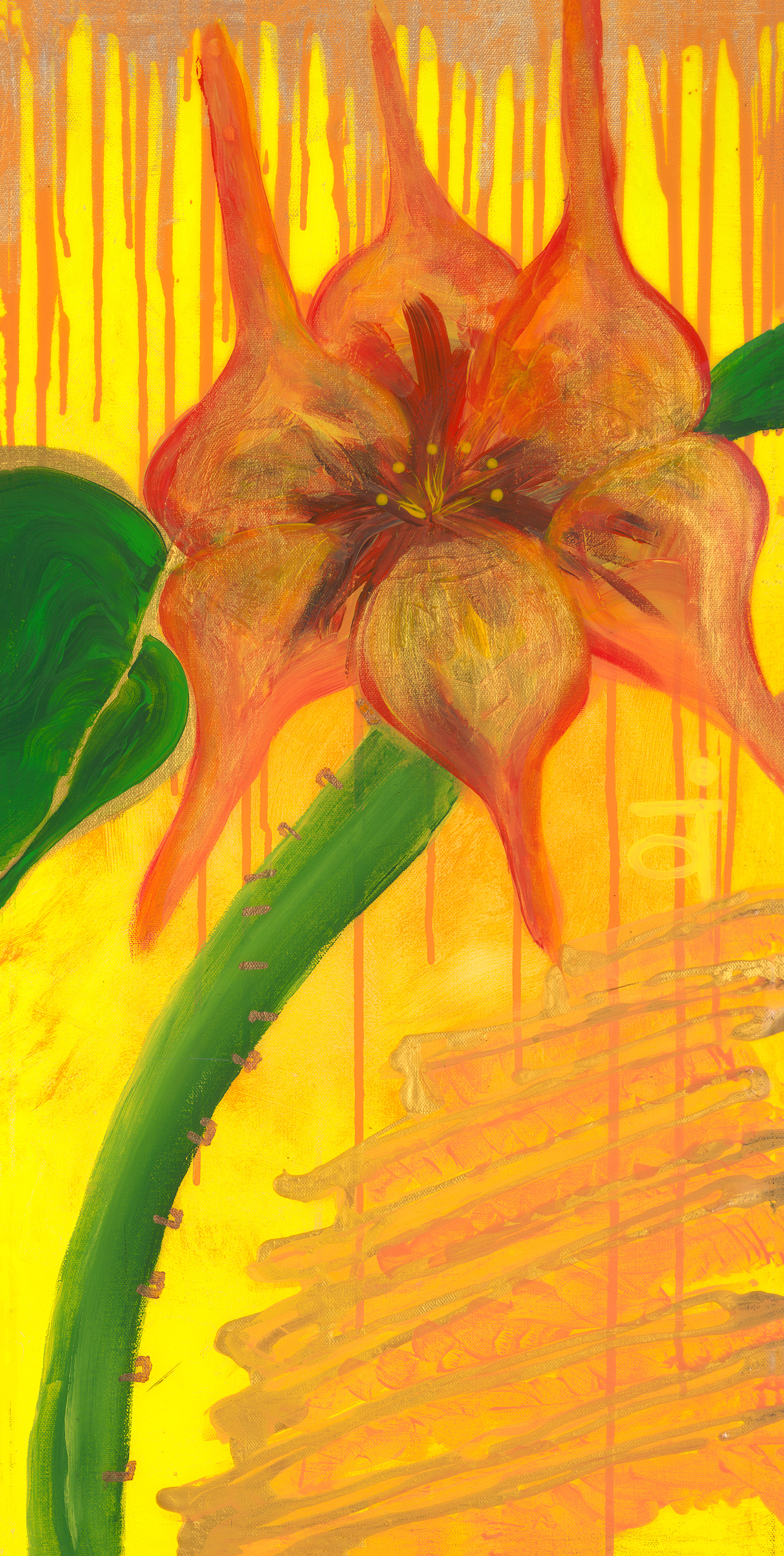 Sacral - Acrylic on Canvas 24"x36"