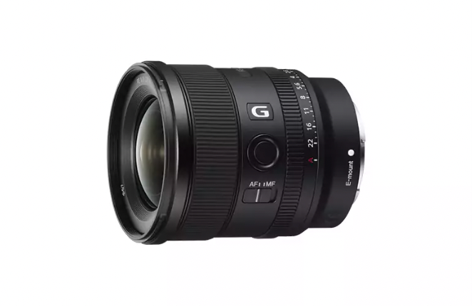 Sony FE 20mm f1.8 G lens