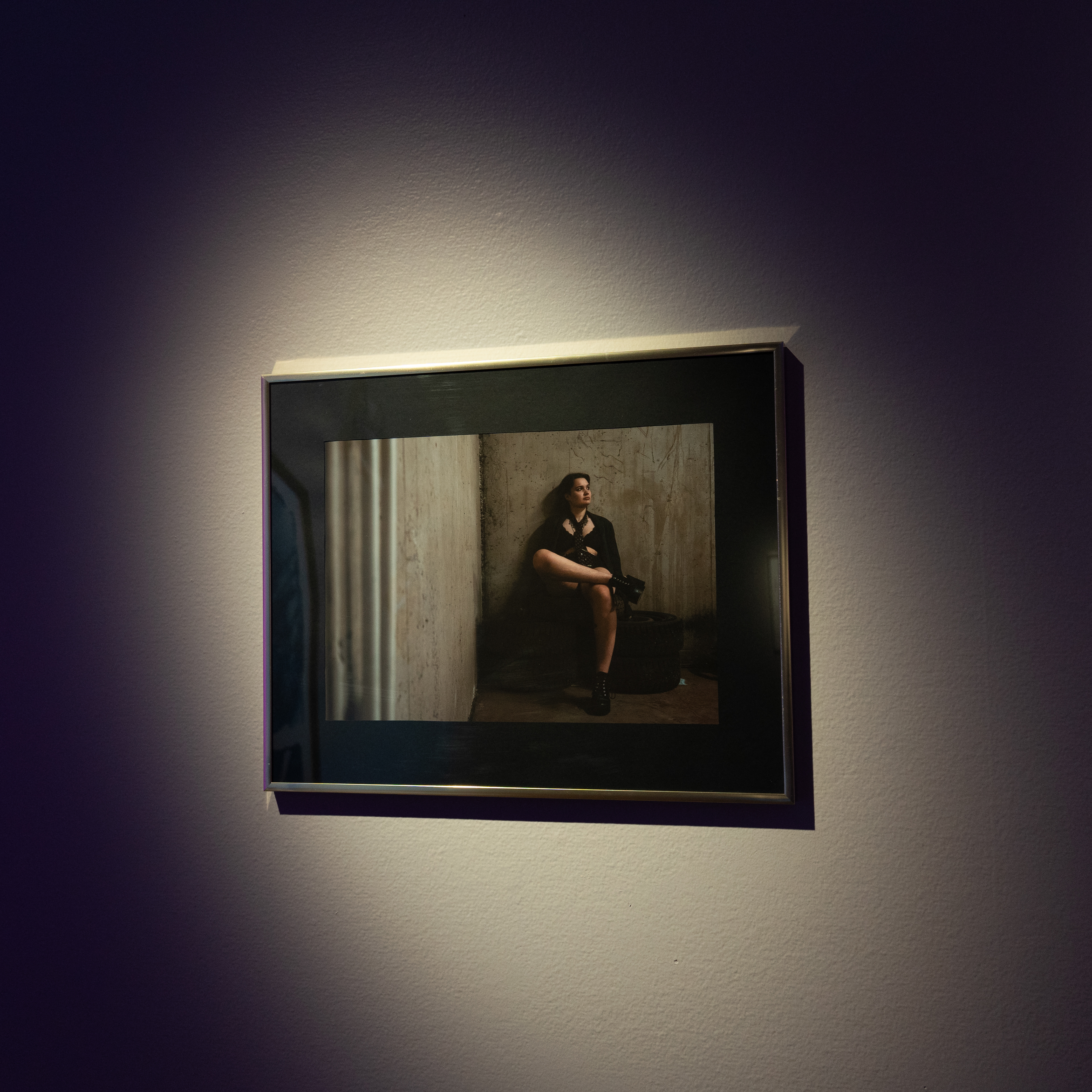 Poissa kotoa, Portrait of Aura, inkjet print, 2025