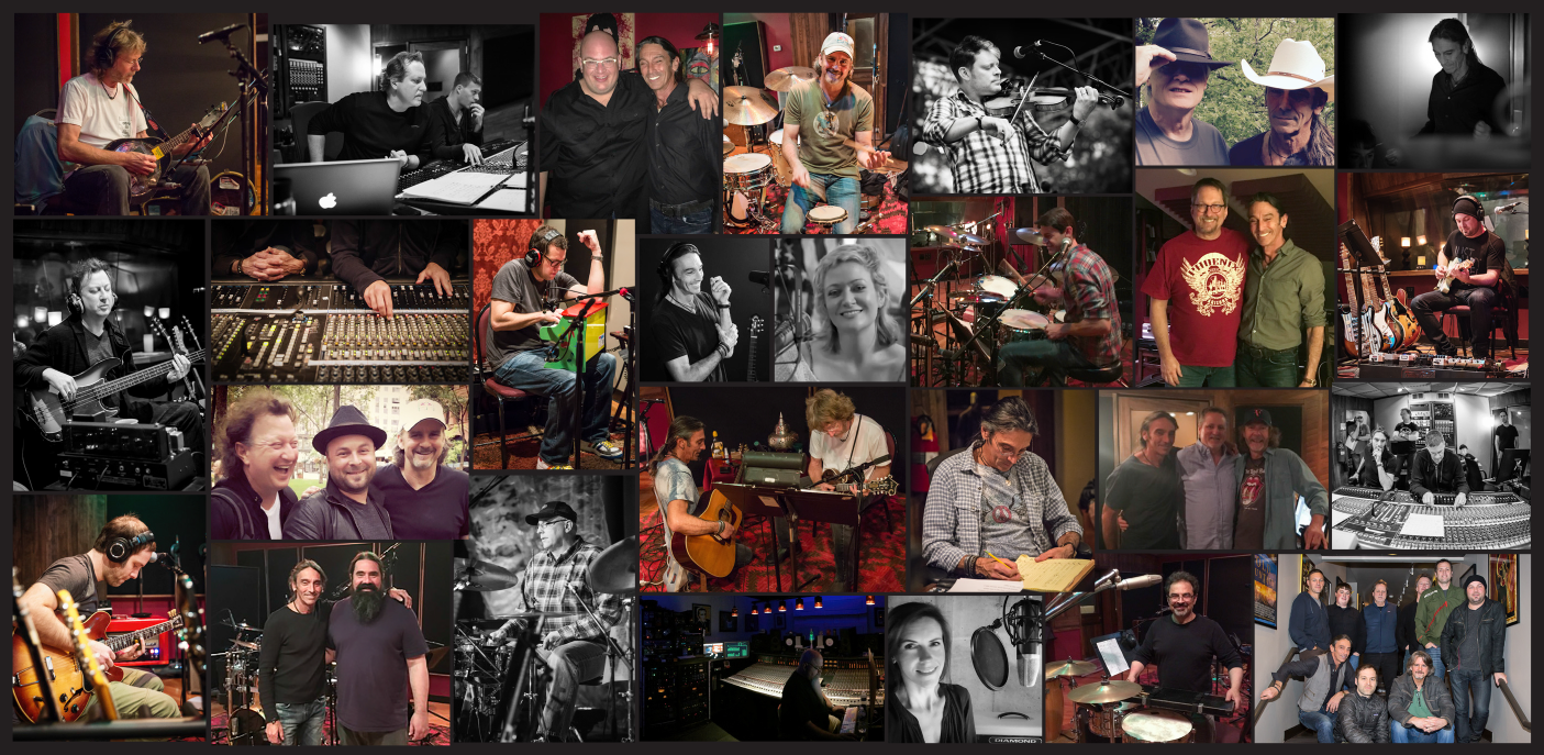 Liner booklet center collage