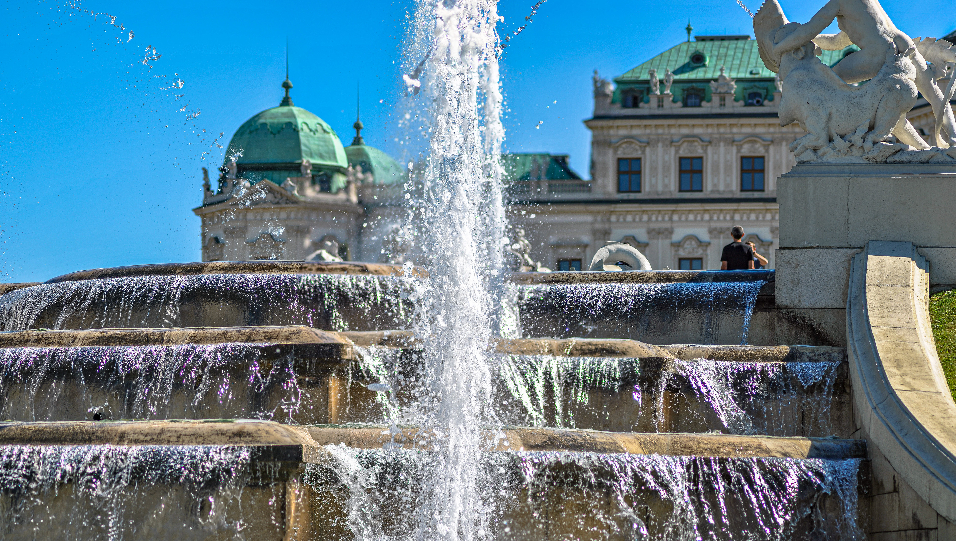 Schloss Belvedere Wien - Stufenbrunnen