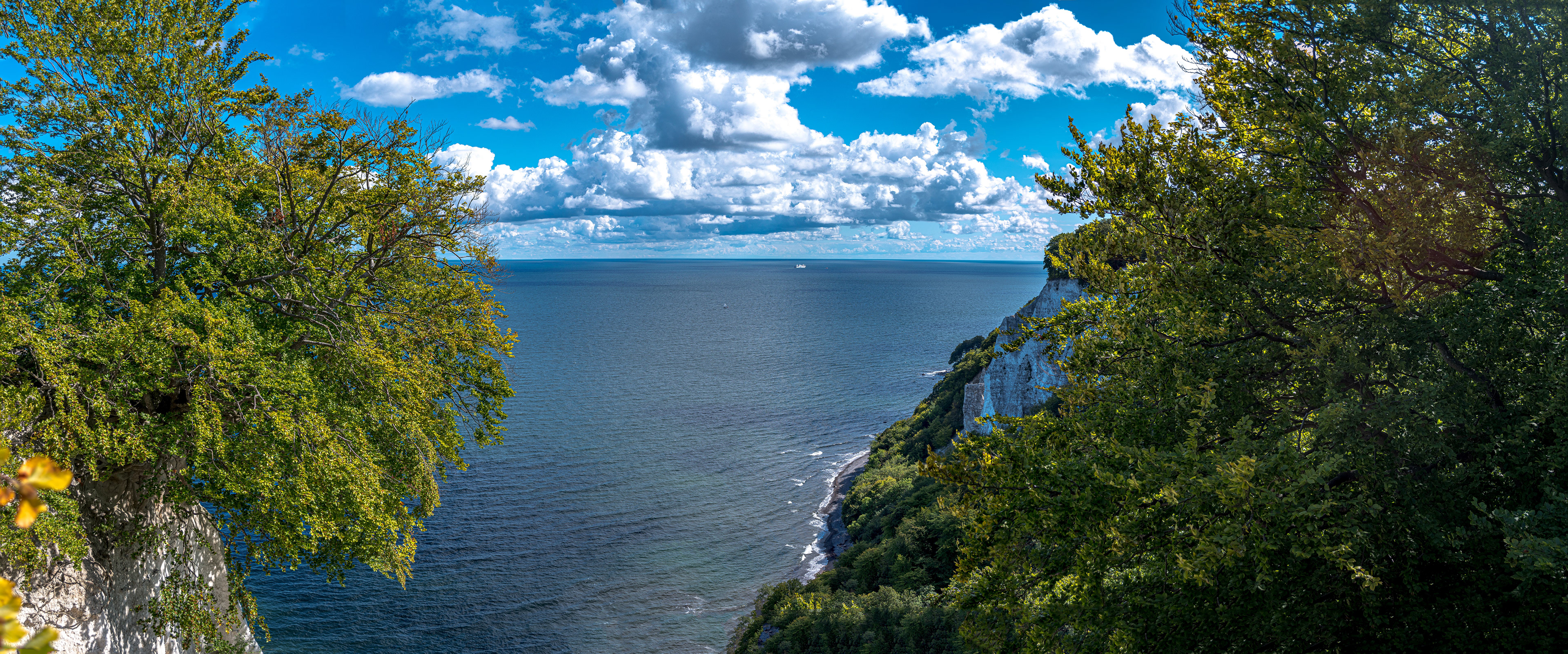 Blick vom Königsstuhl Rügen