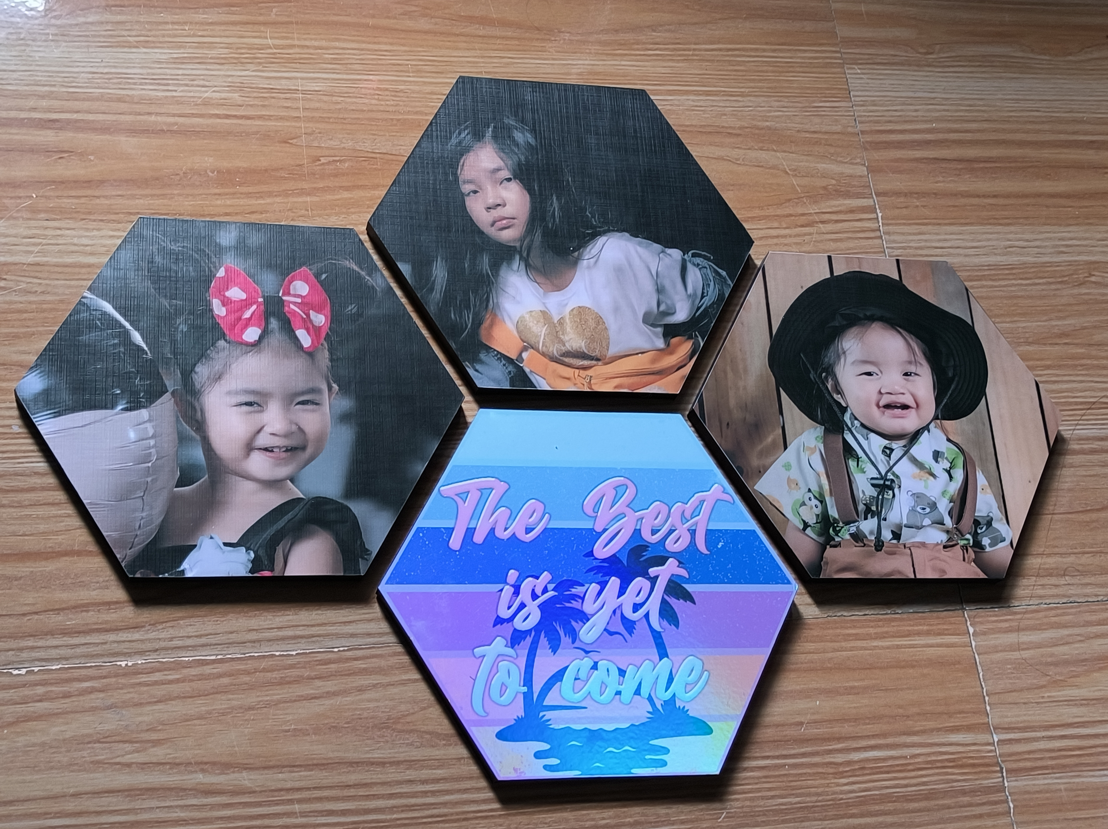 Hexagon Photo Wall decor