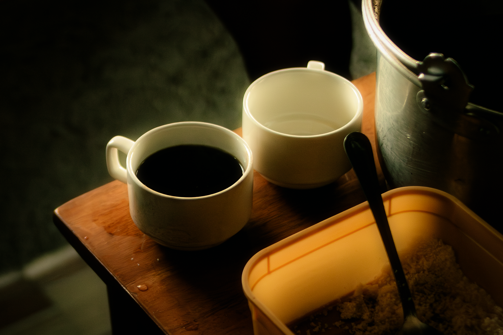 A quiet morning in Tinglayan, Kalinga, with a warm cup of Buscalan coffee.