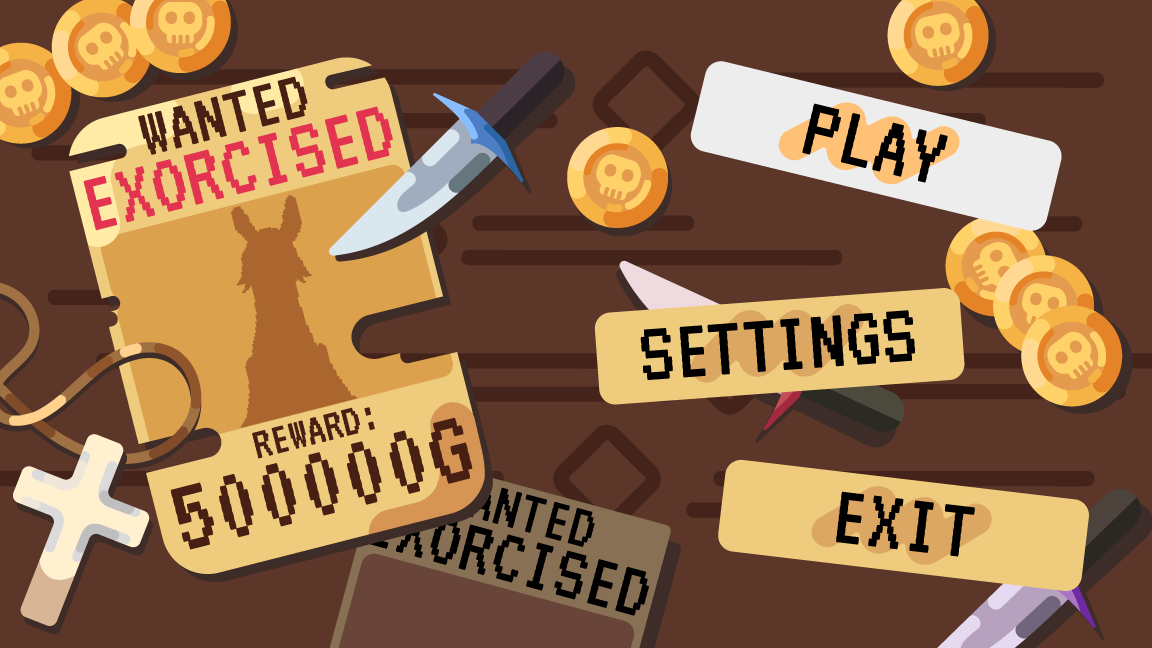 Good Knight game menu screen