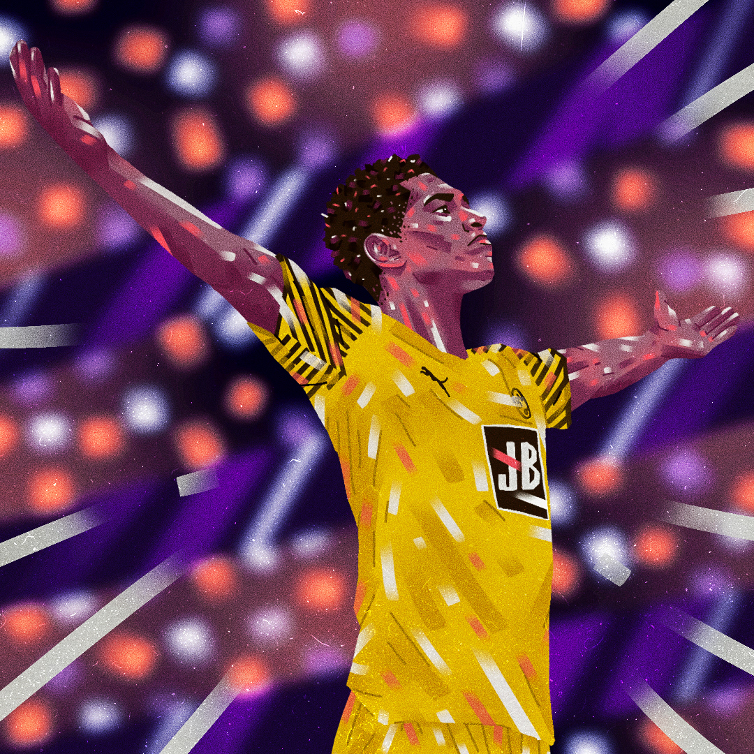 Jude Bellingham illustration (Borussia Dortmund)
