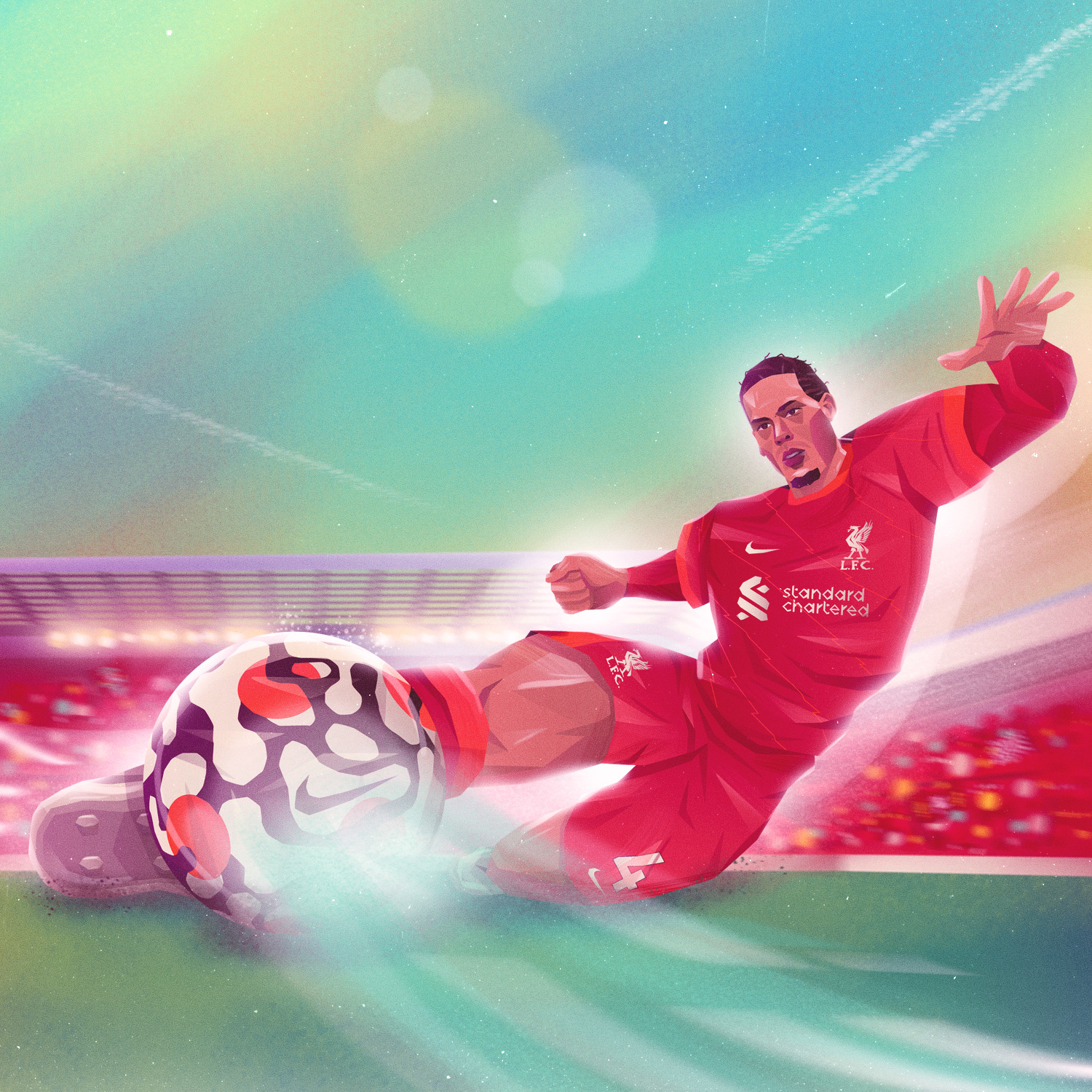 Virgil van Dijk illustration (Liverpool)