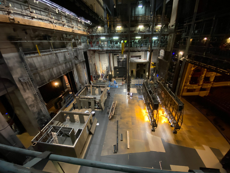 mars 2020, le plateau laissé à l'abandon, pour cause de pandémie.