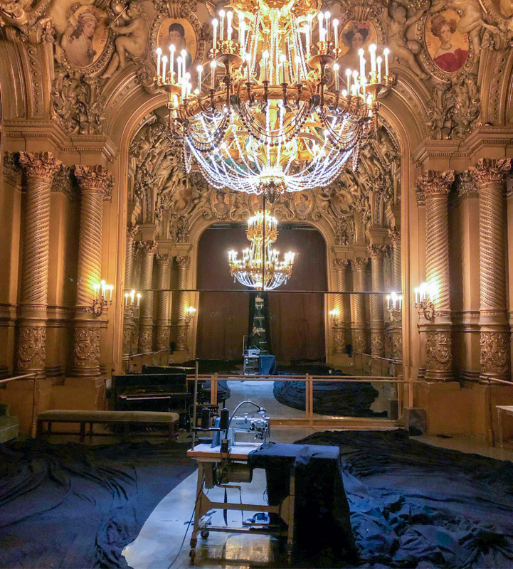 Un petit atelier de couture improvisée sur le pouce...