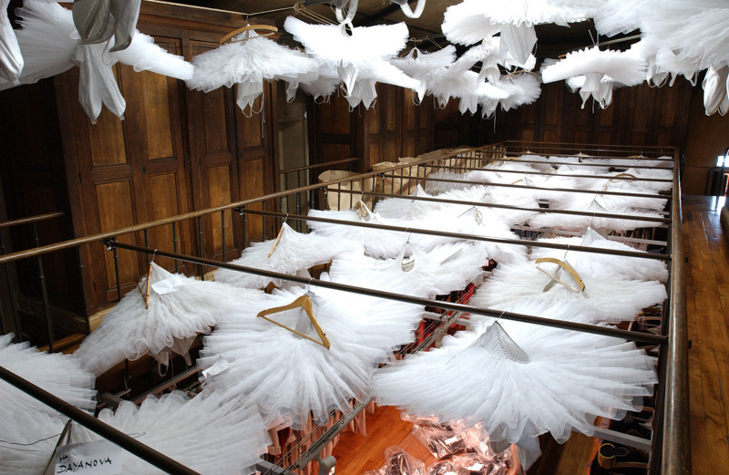 le centrale de Garnier, les costumes en attente
