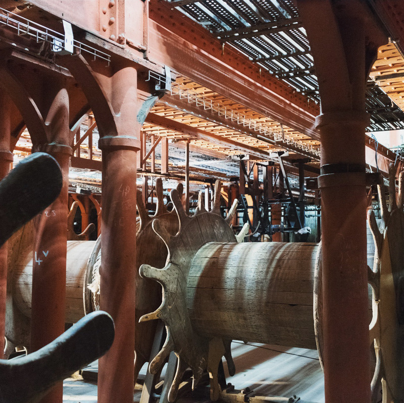 Dans le ventre du paquebot