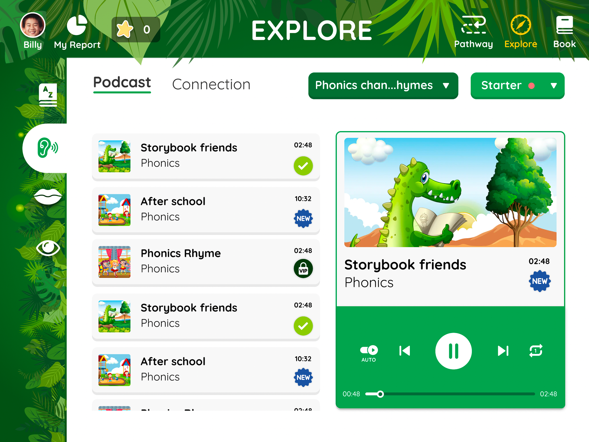 Podcast Page - iPad