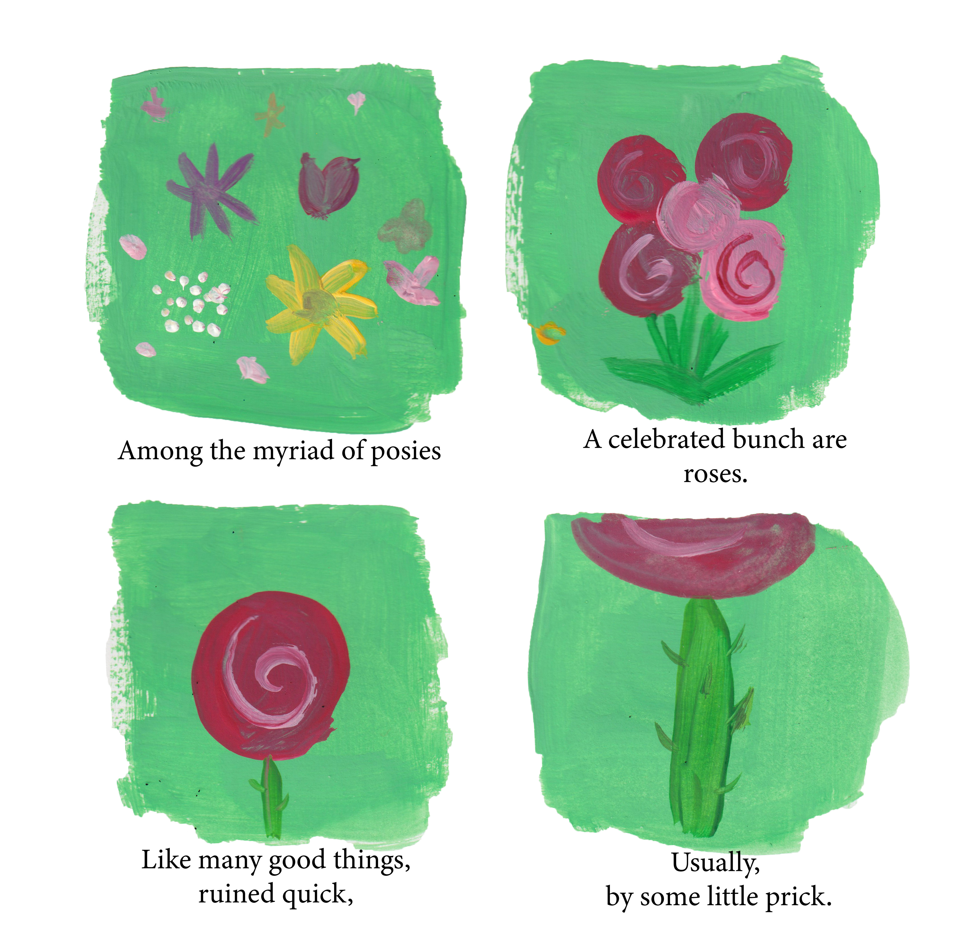 On roses