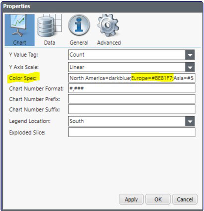 Current feature to change colour of an individual report component