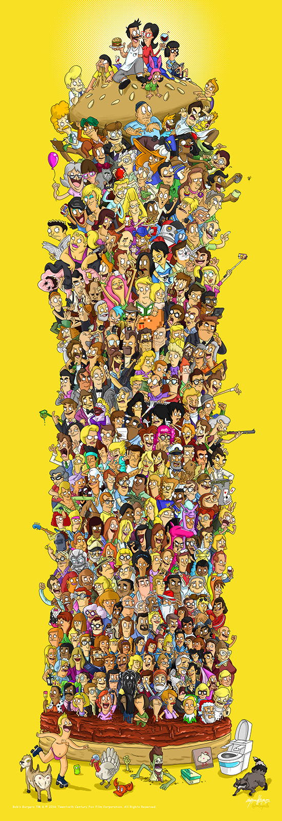 official bob's burgers art show - gallery1988