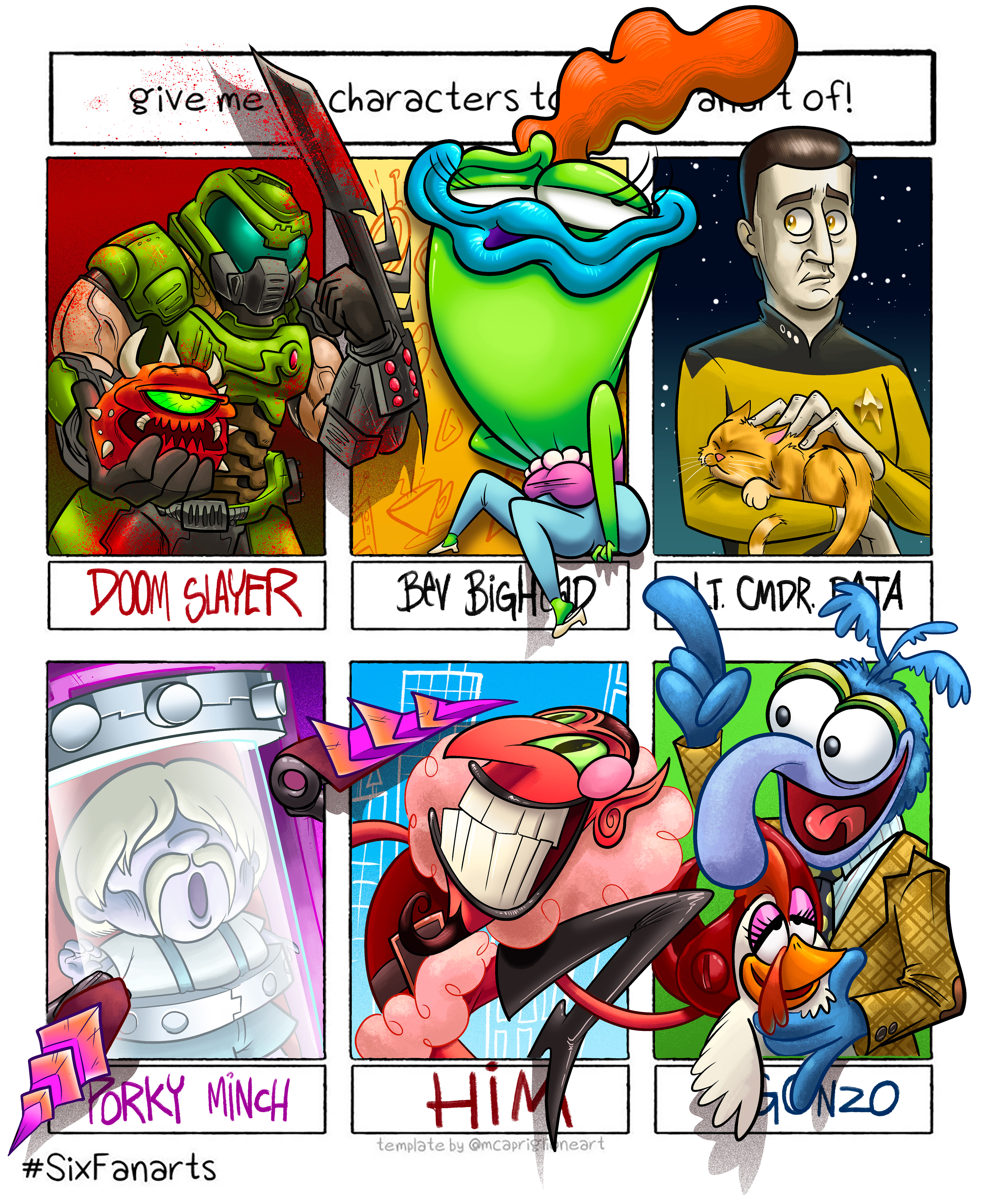 #SIXFANARTS.