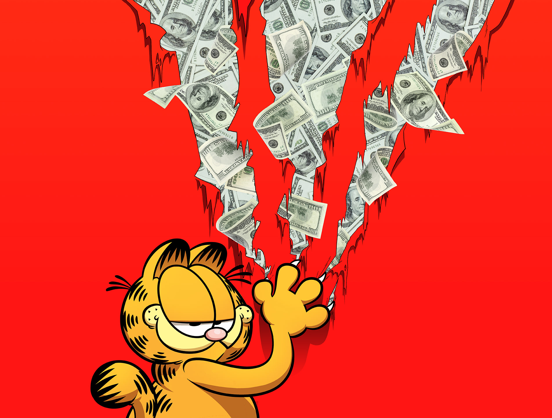 Garfield Cat Scratch