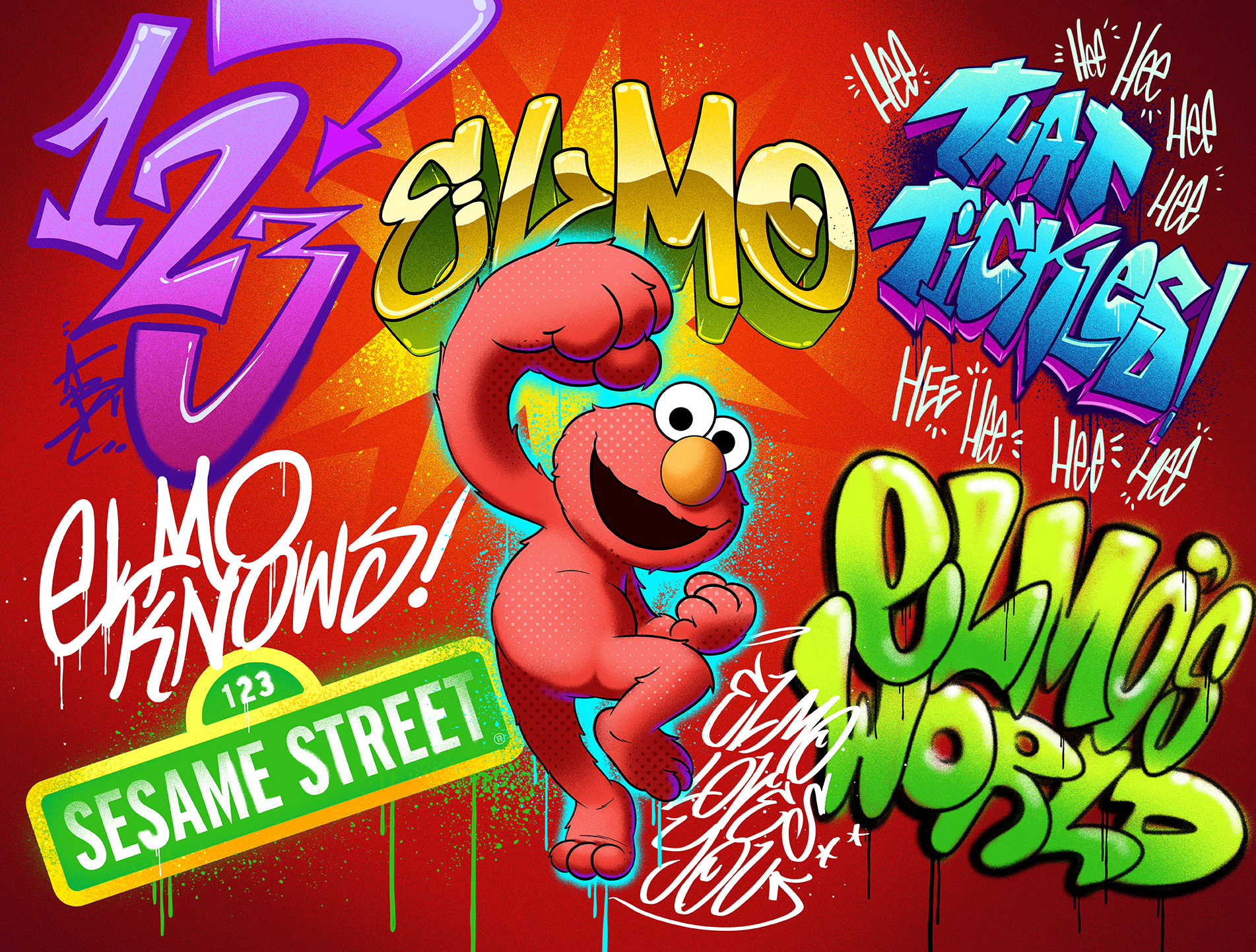 Elmo Graffiti