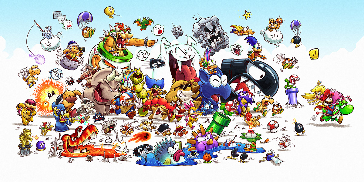 super mario super art show - bottleneck gallery