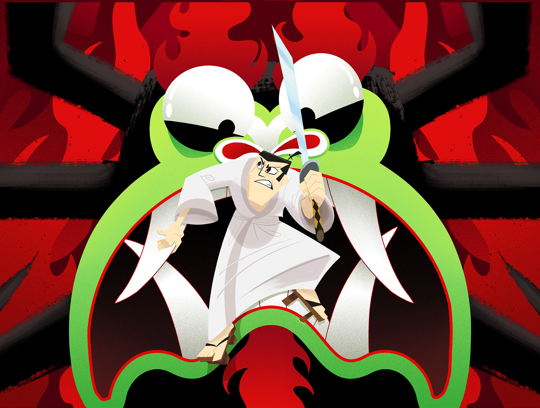 Samurai Jack Aku Sharkmouth