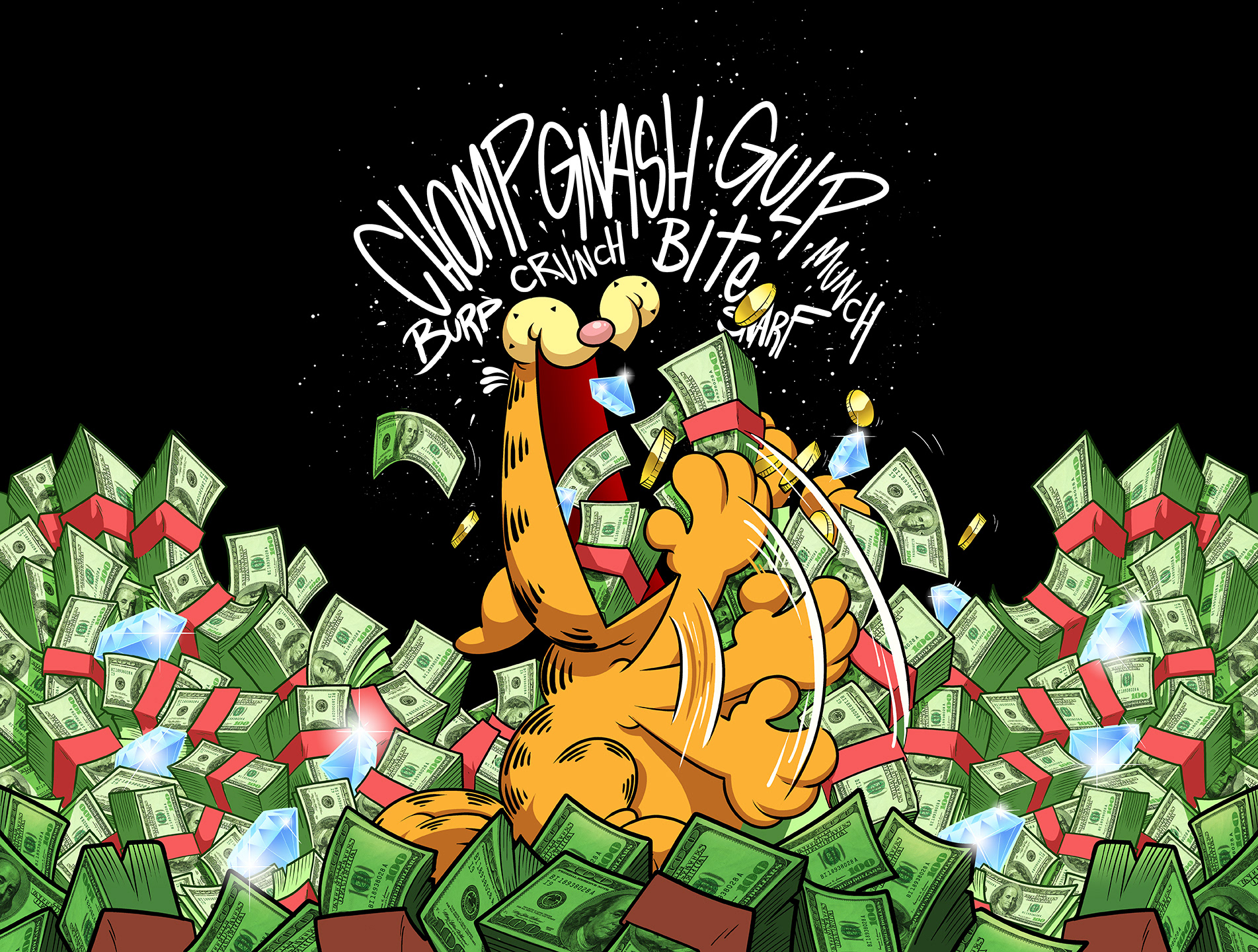 Garfield Money Hungry