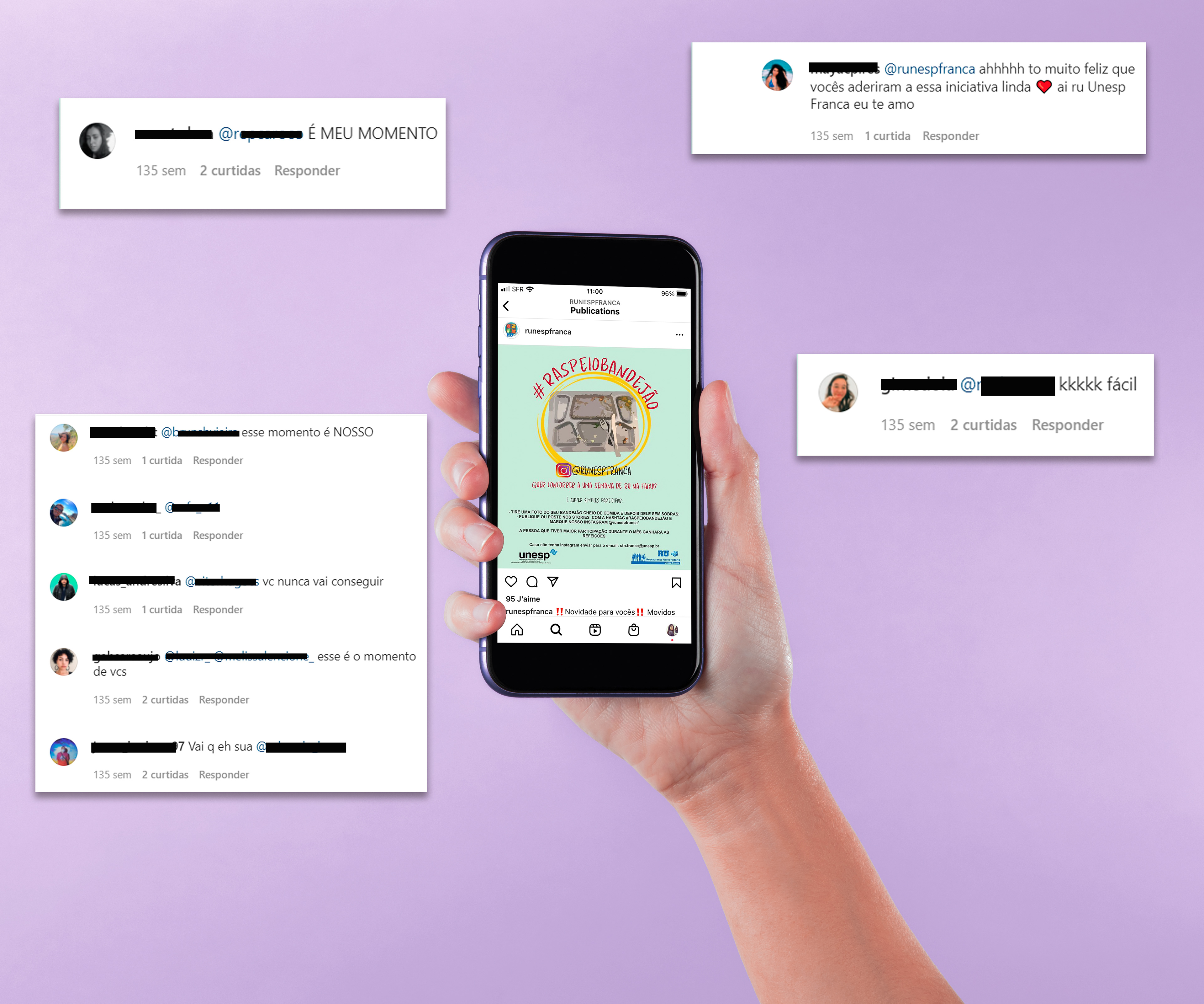 Projet "saucer votre assiette" pour éviter des gaspillages + l'engagement de la communauté
