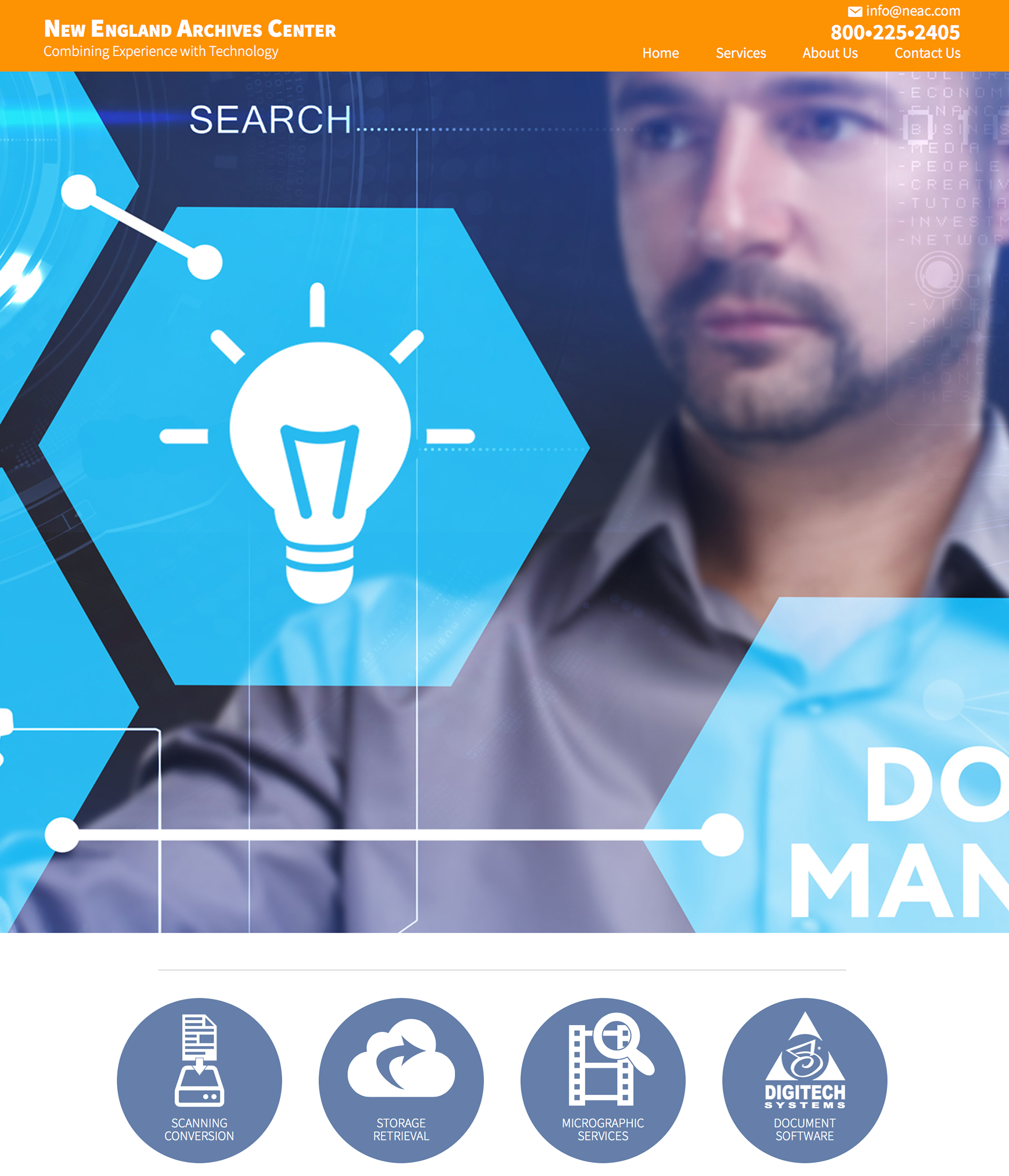 New England Archives Center Website