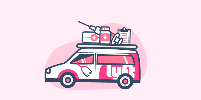 Lyft in healthcare gif
