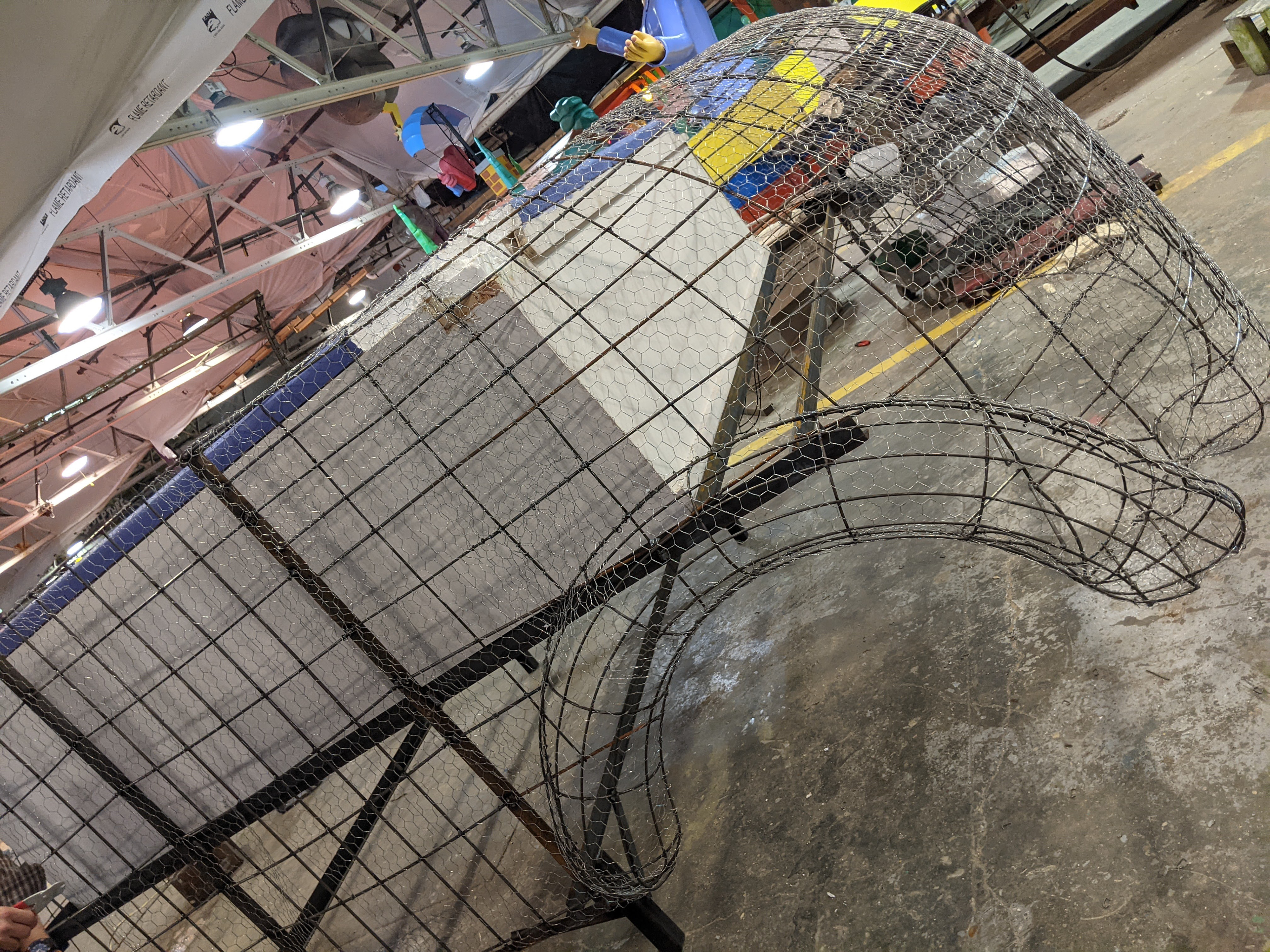 framework with chickenwire
