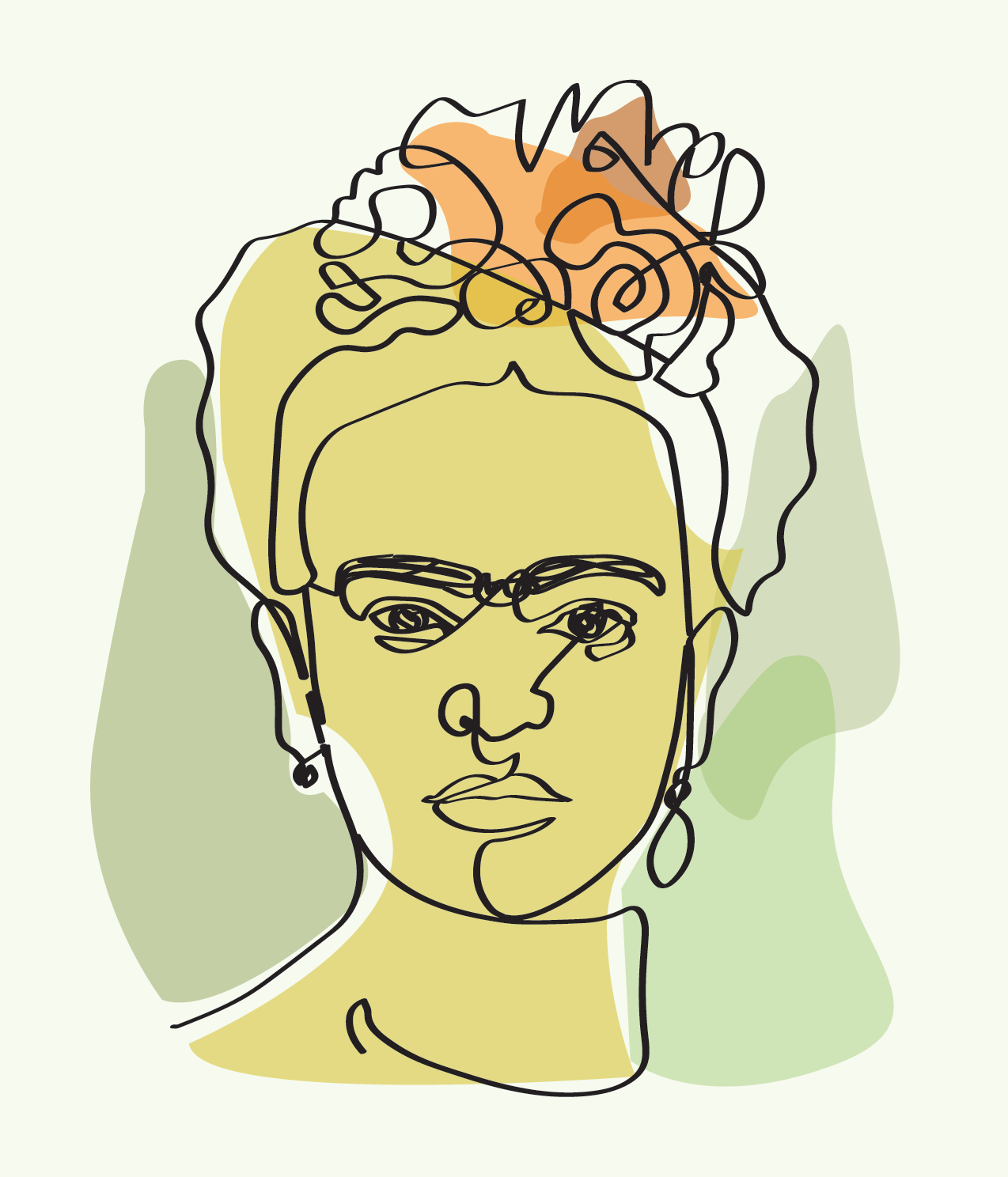 "Frida in Line" 2021 - Jessica Jansen