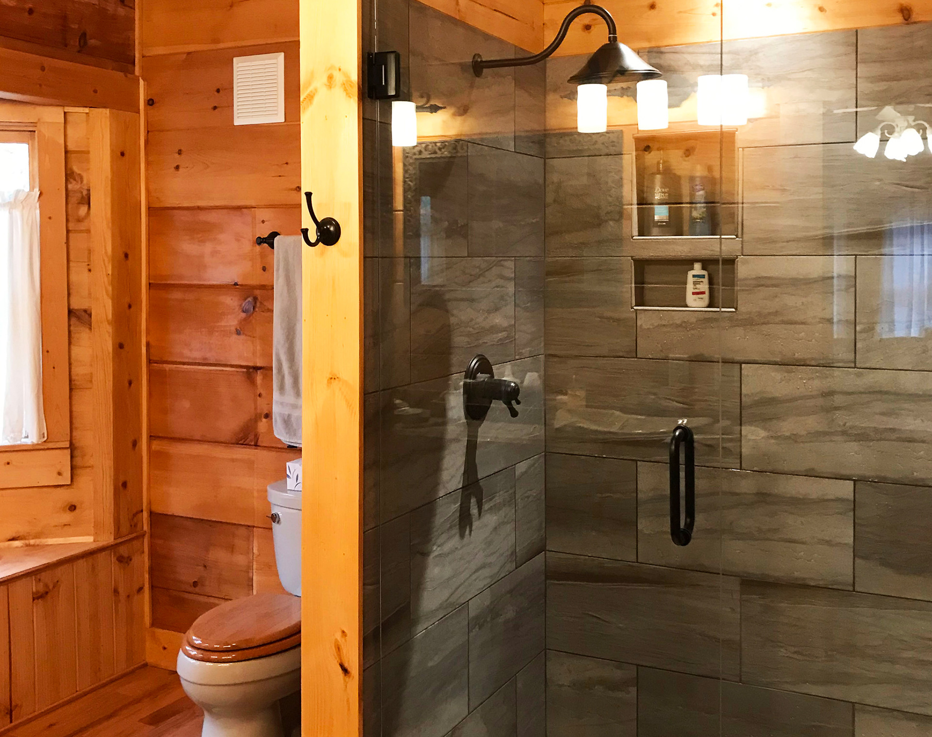 RUSTIC BATHROOM REMODEL