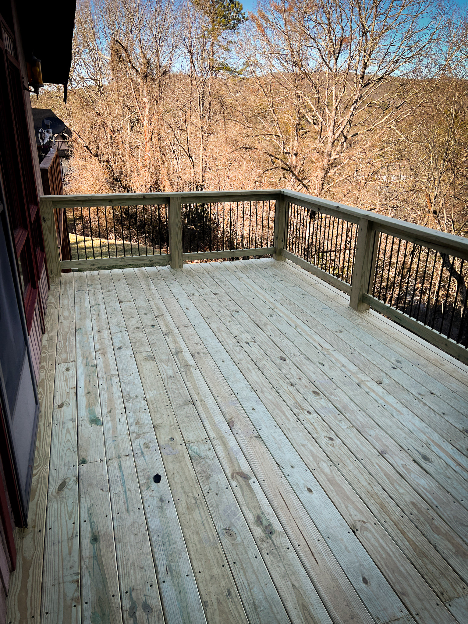 The new deck added 40% more living space.